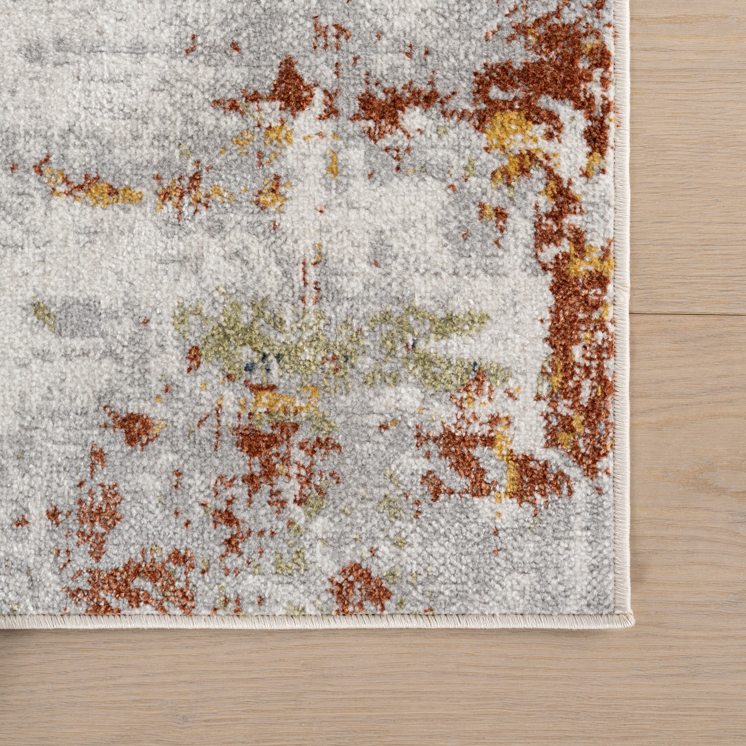 Aaliyah Casual Abstract Machine Washable Area Rug - Image 16