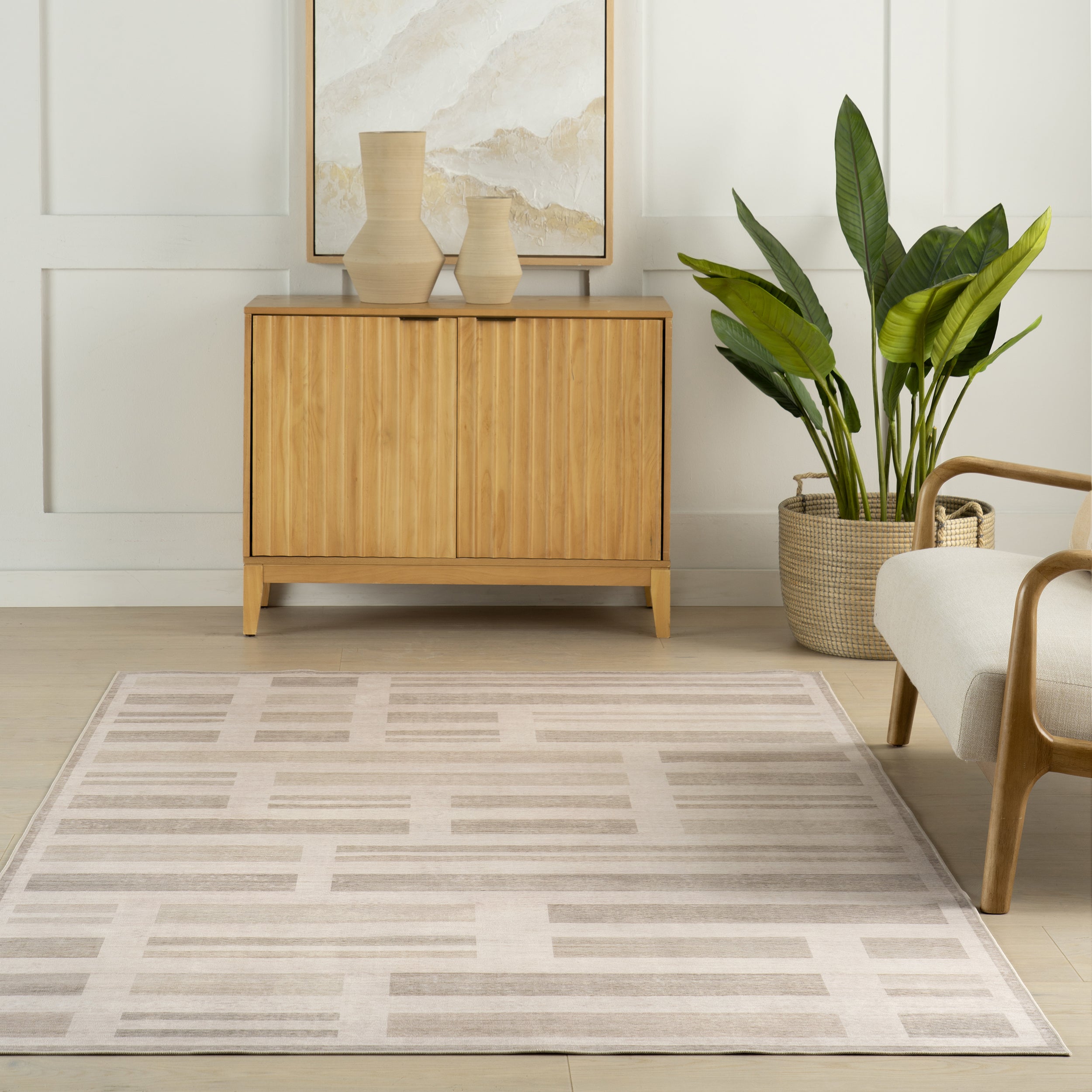 Nuloom Isyra Striped Washable Area Rug - Image 9