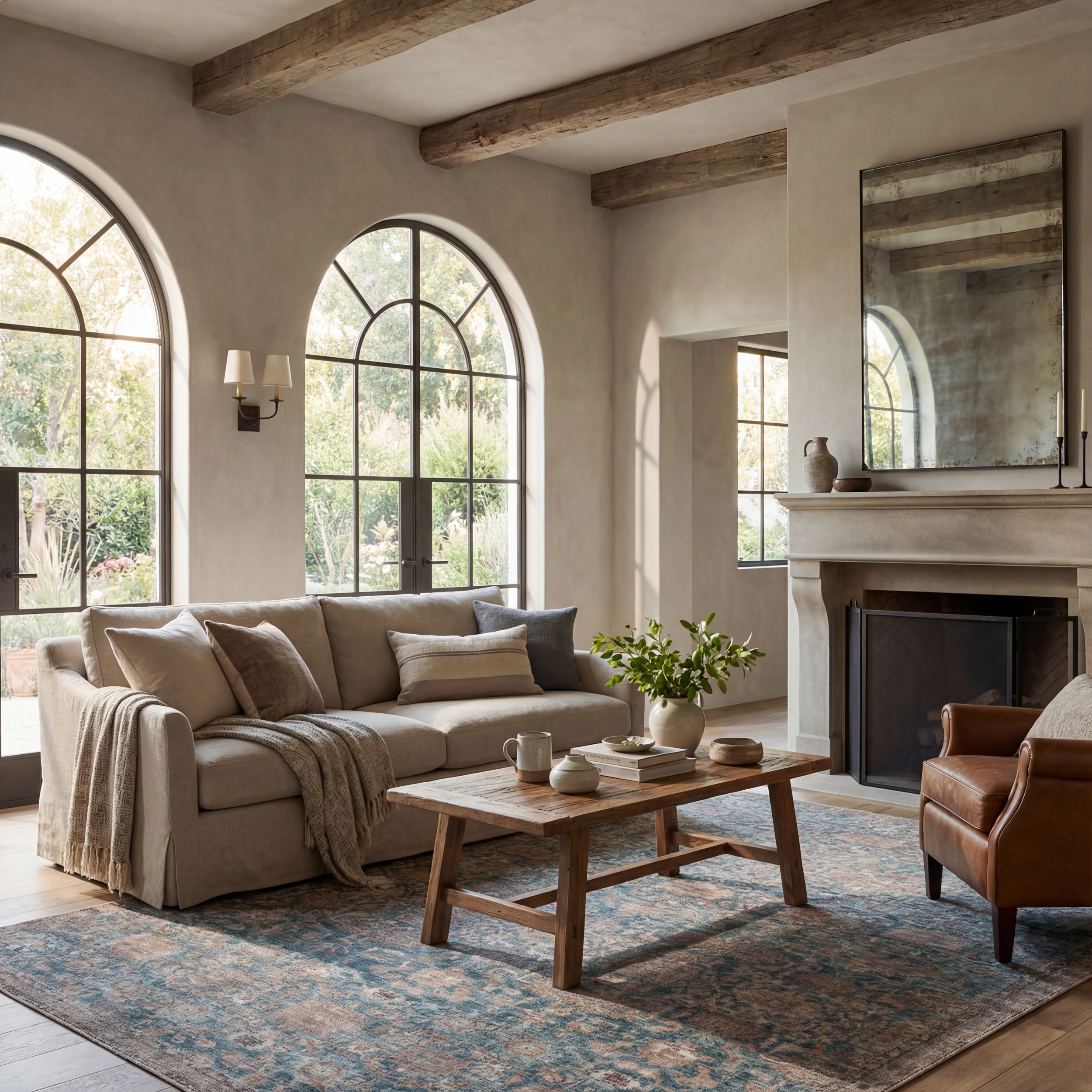 Nerissea Vintage & Distressed Washable Rug - Image 9