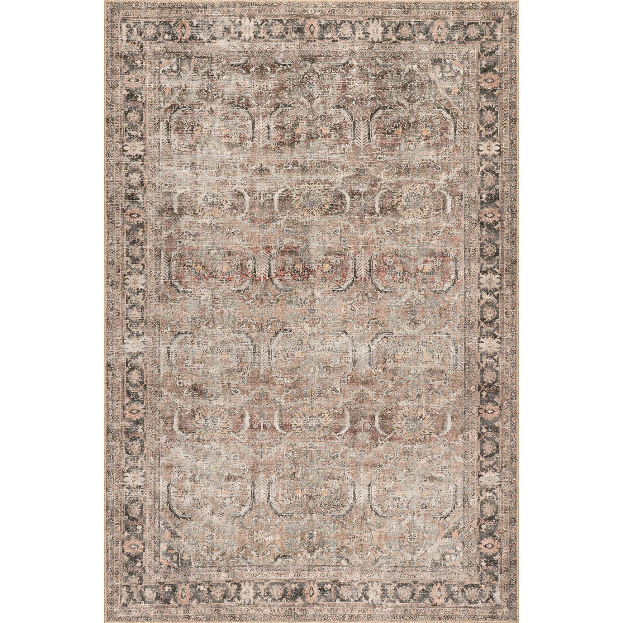 Nuloom Hillstone Collection Traditional Vintage Medallion Area Rug - Image 12