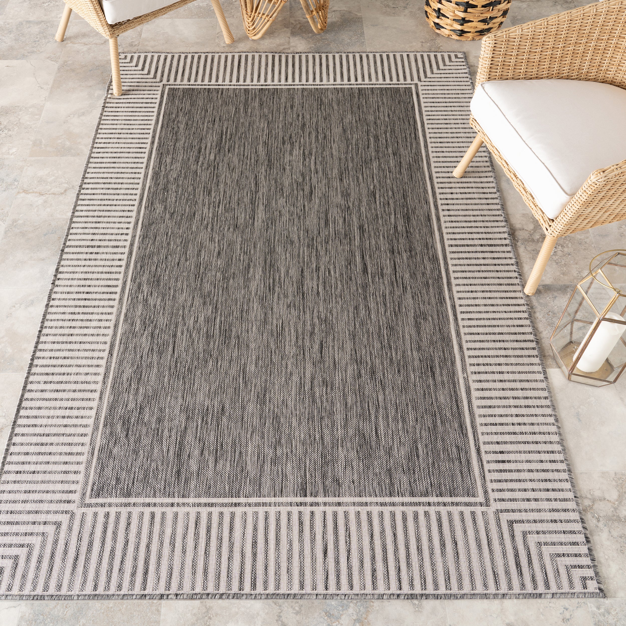 Nuloom Asha Simple Striped Indoor/Outdoor Area Rug - Image 27