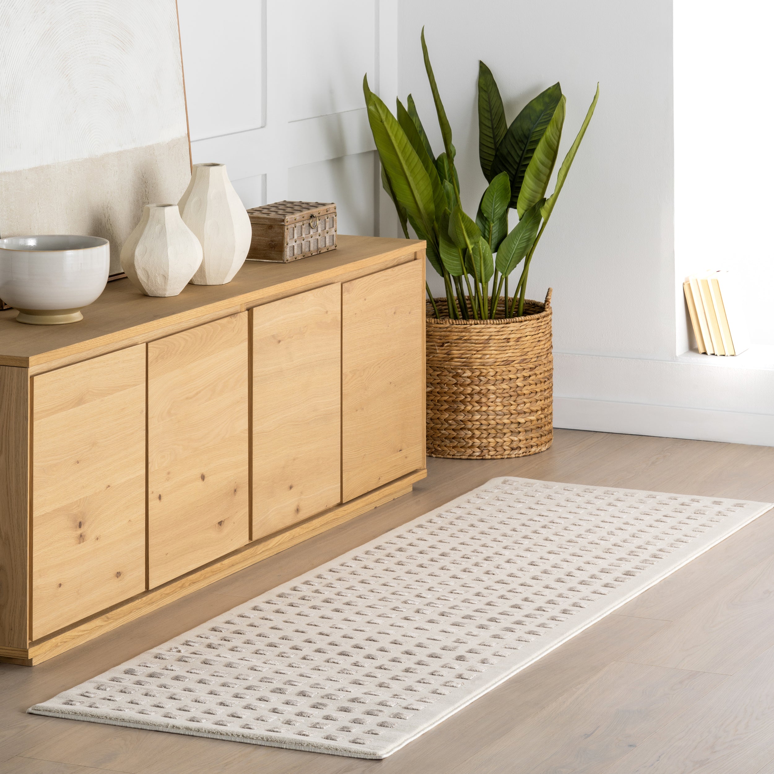 nuLOOM Daleyza Checkered Machine Washable Area Rug - Image 13