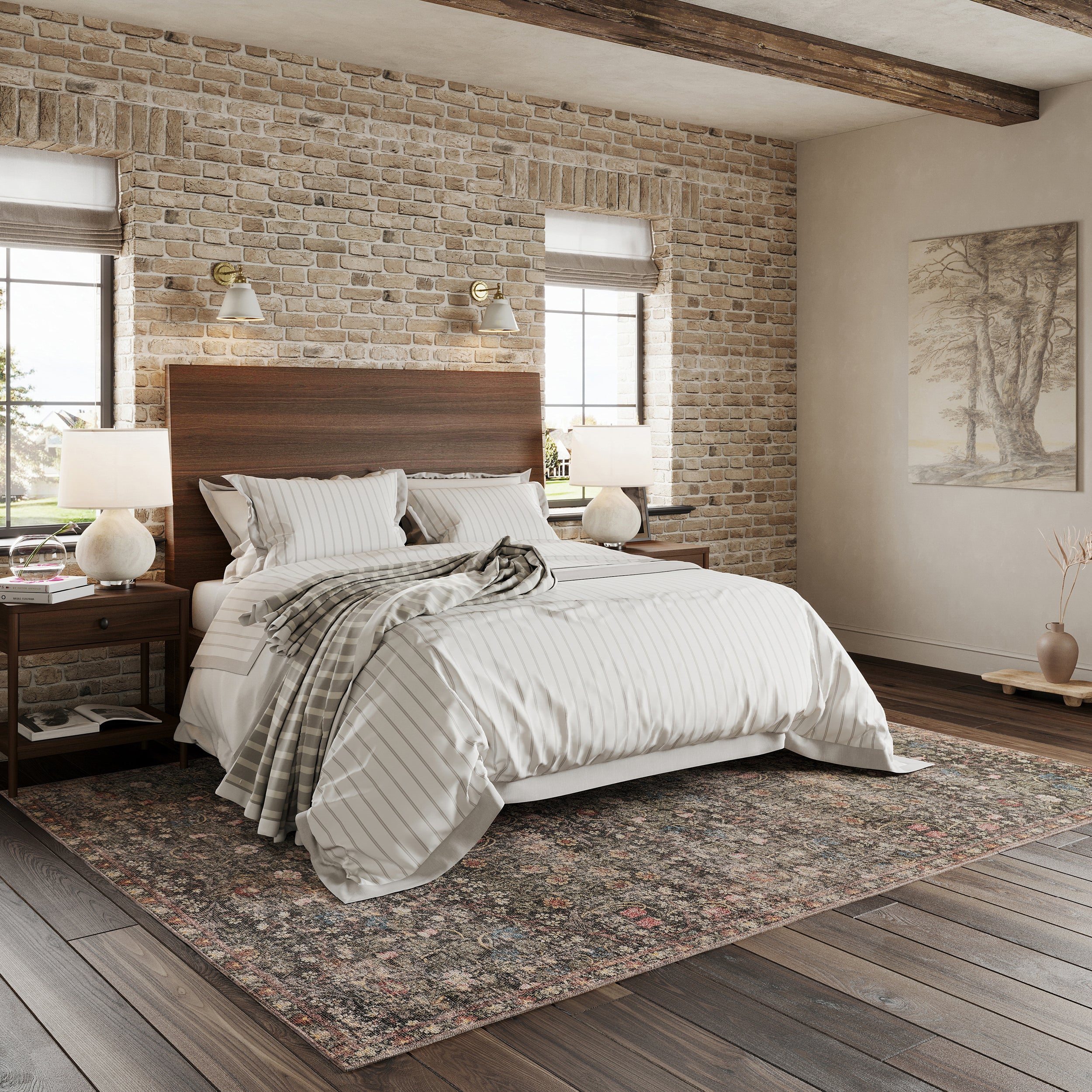 Nuloom Sovienne Traditional Floral and Paisley Area Rug - Image 3