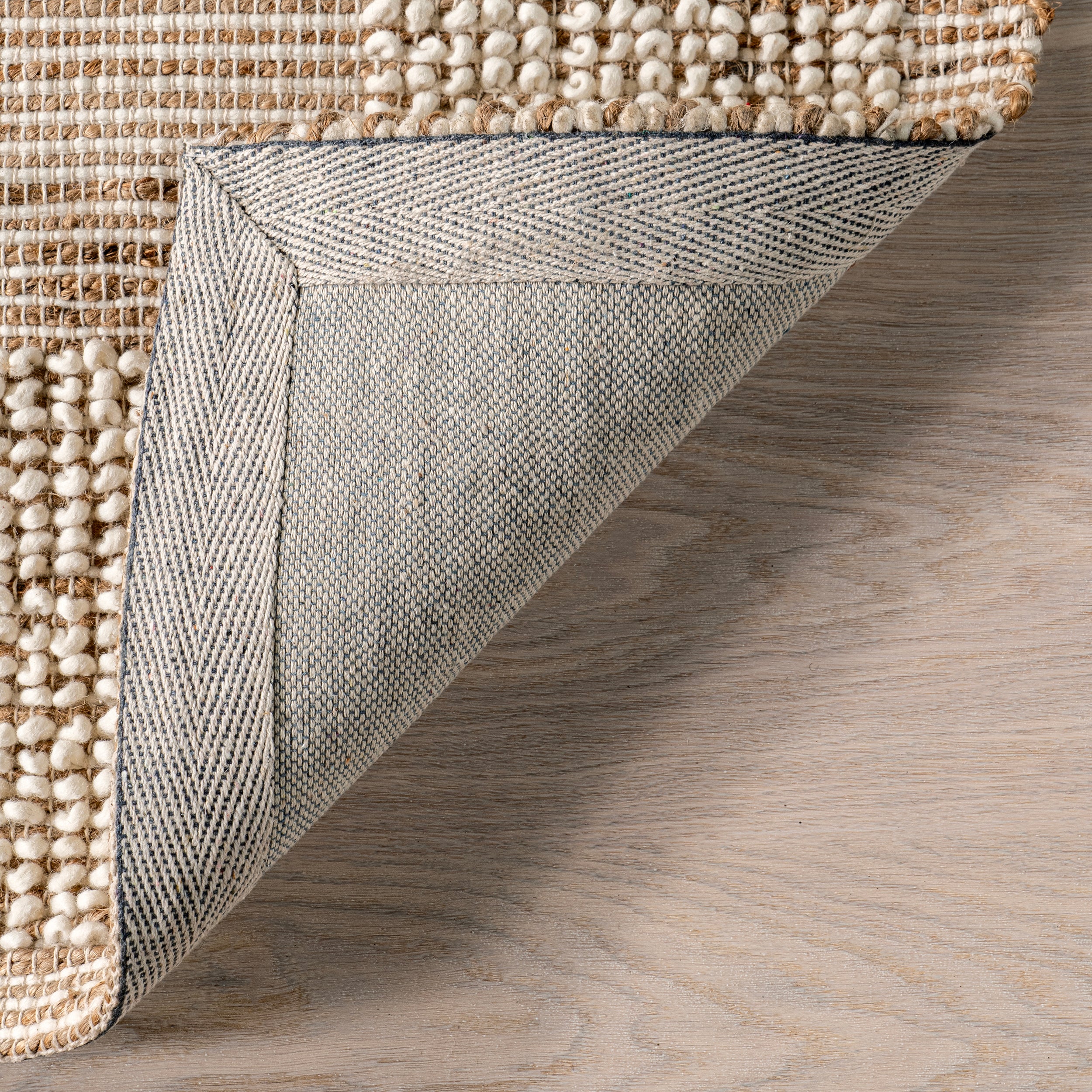 Oden Textured Jute and Wool Area Rug - Image 6
