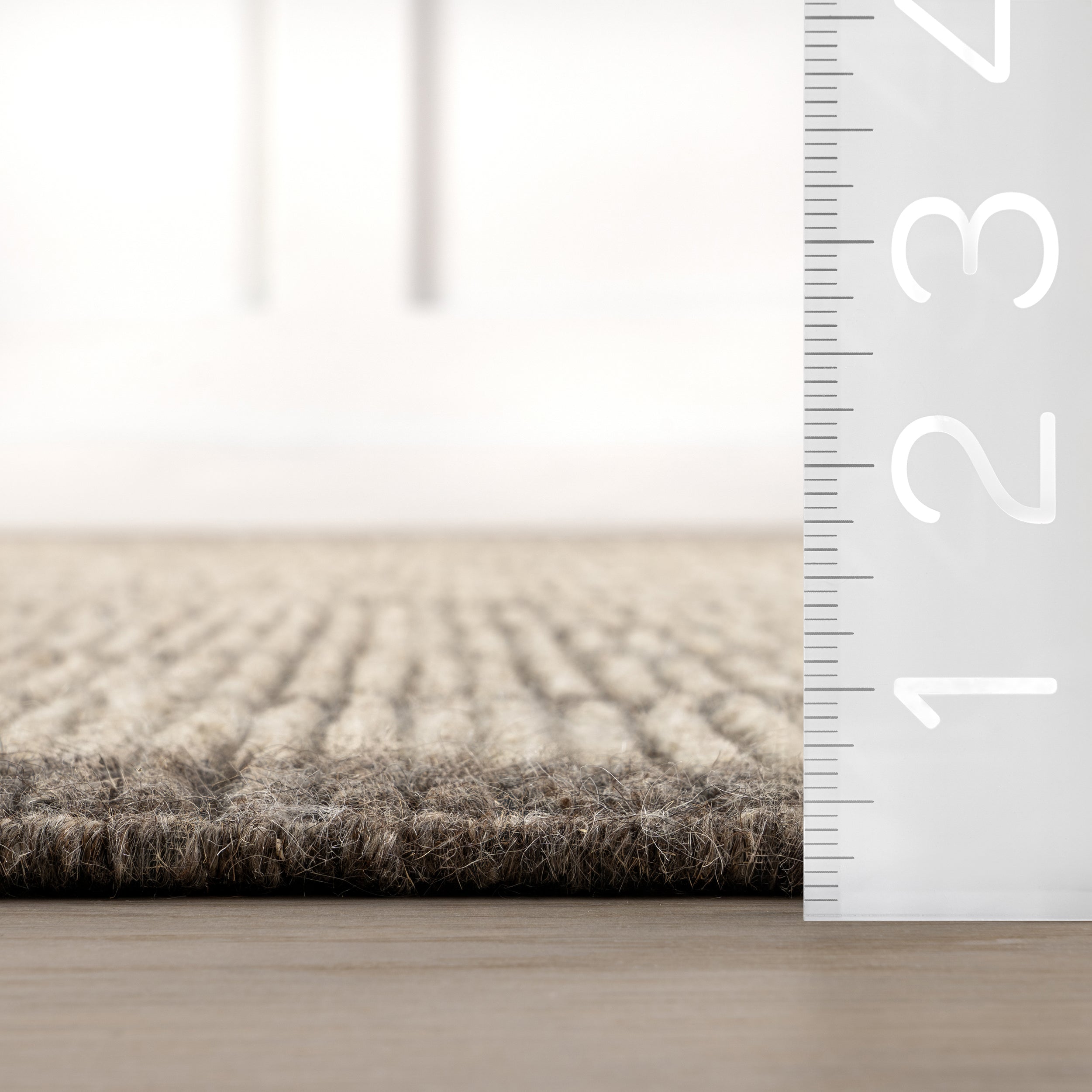 Eva Block Stripe Wool Area Rug - Image 3