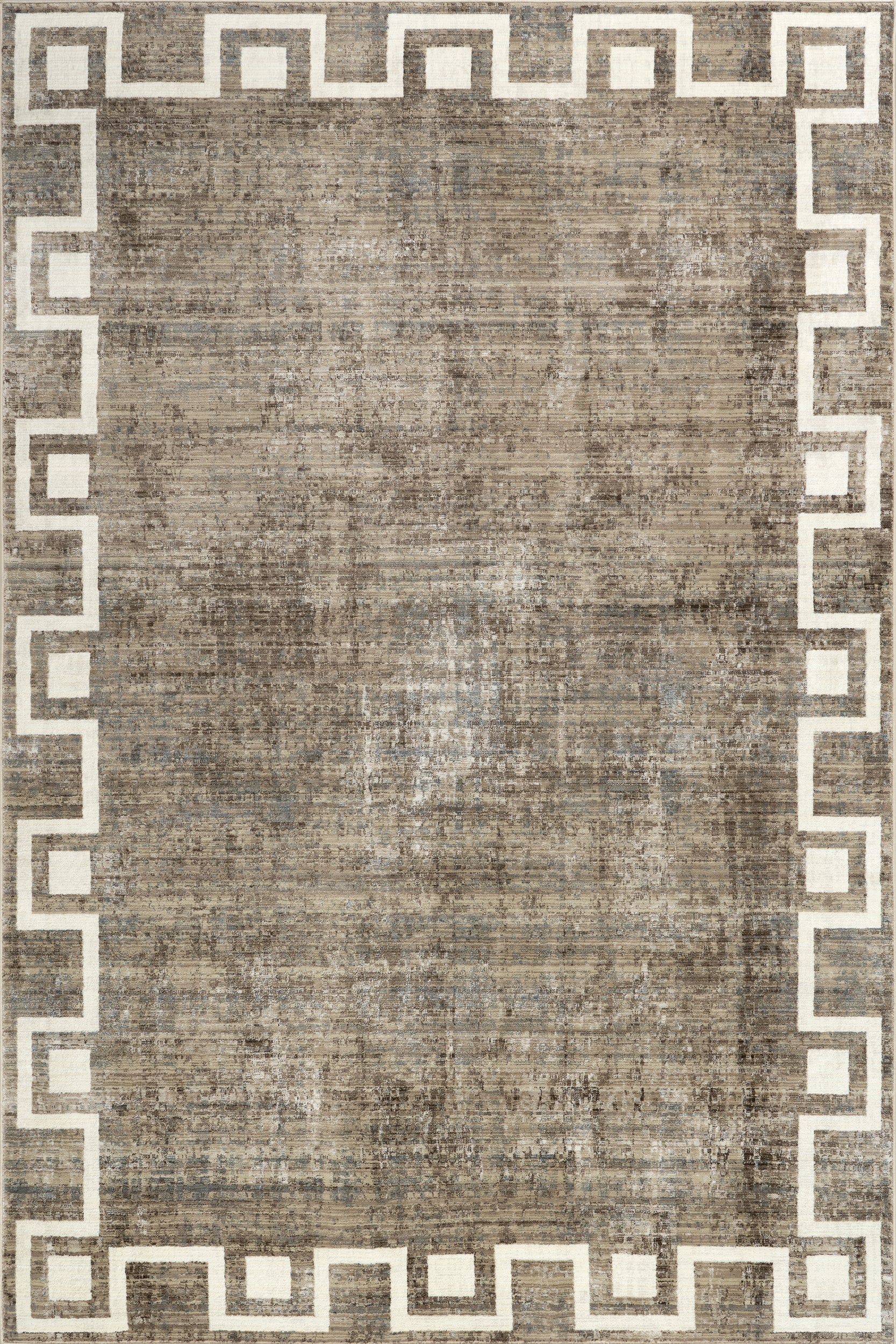 Olvera Geometric Bordered Area Rug