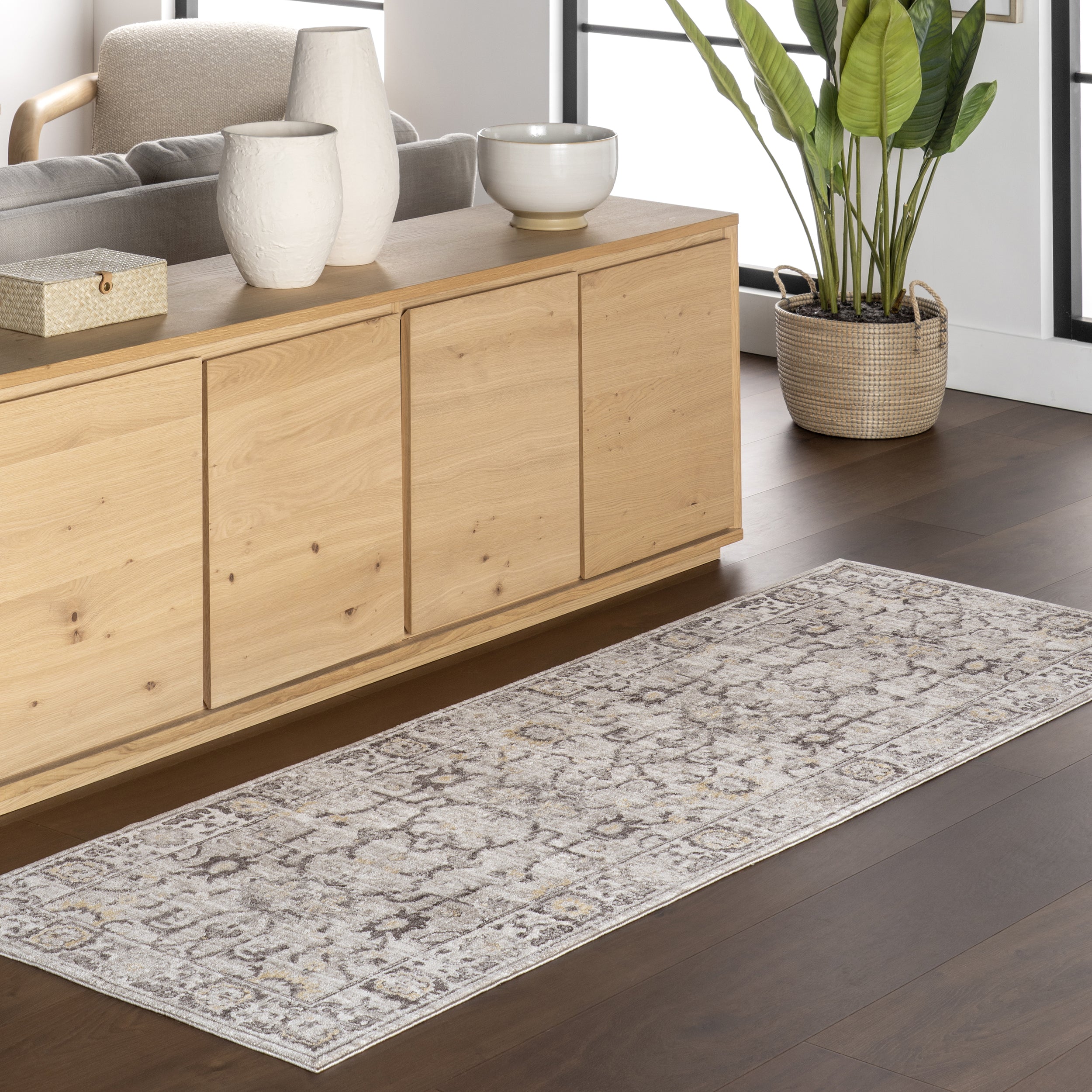 Devaki Traditional Medallion Area Rug - Image 10
