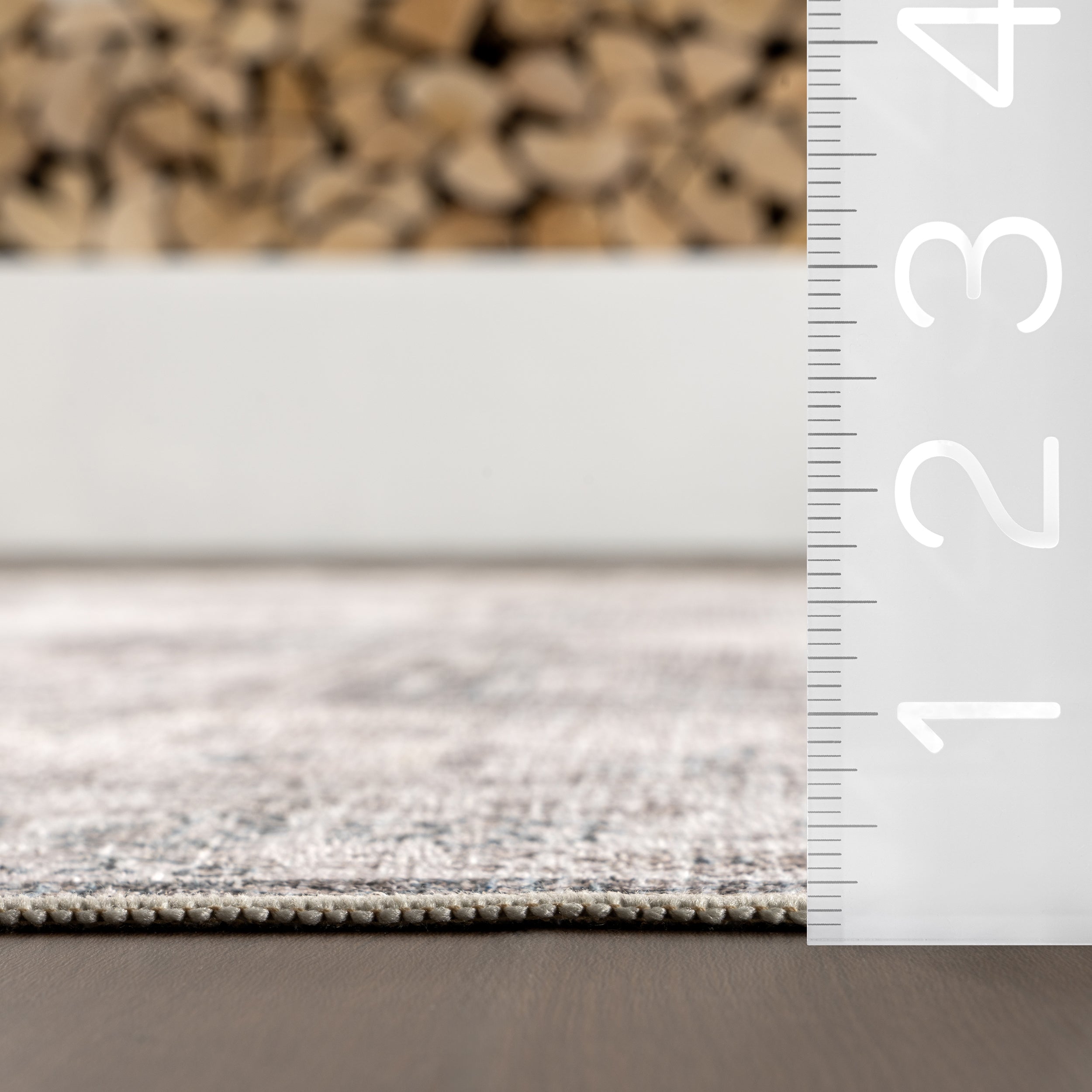 Vita SplashGuard Vintage Medallion Machine Washable Area Rug - Image 13