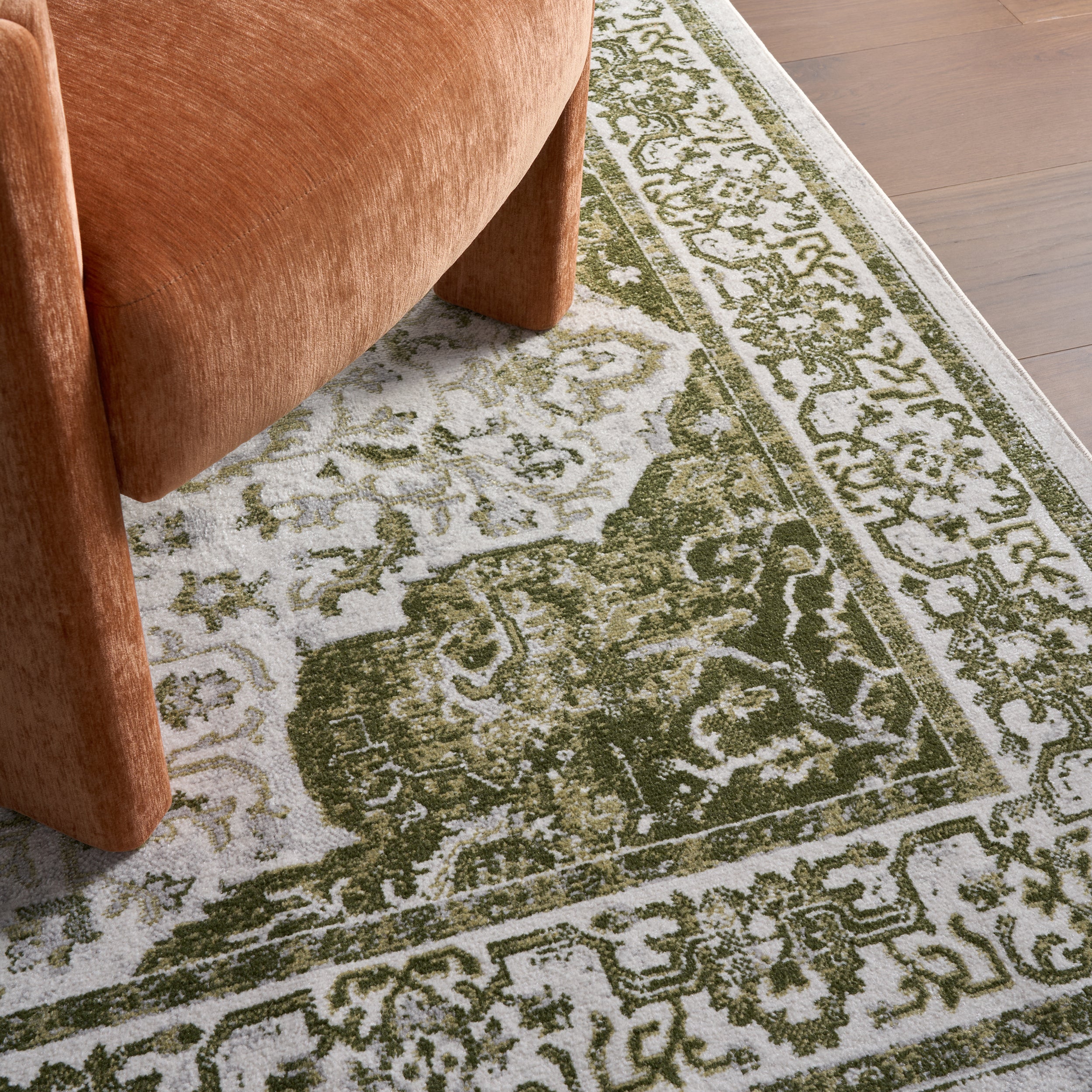 Everlee Faded Persian Machine Washable Area Rug - Image 19