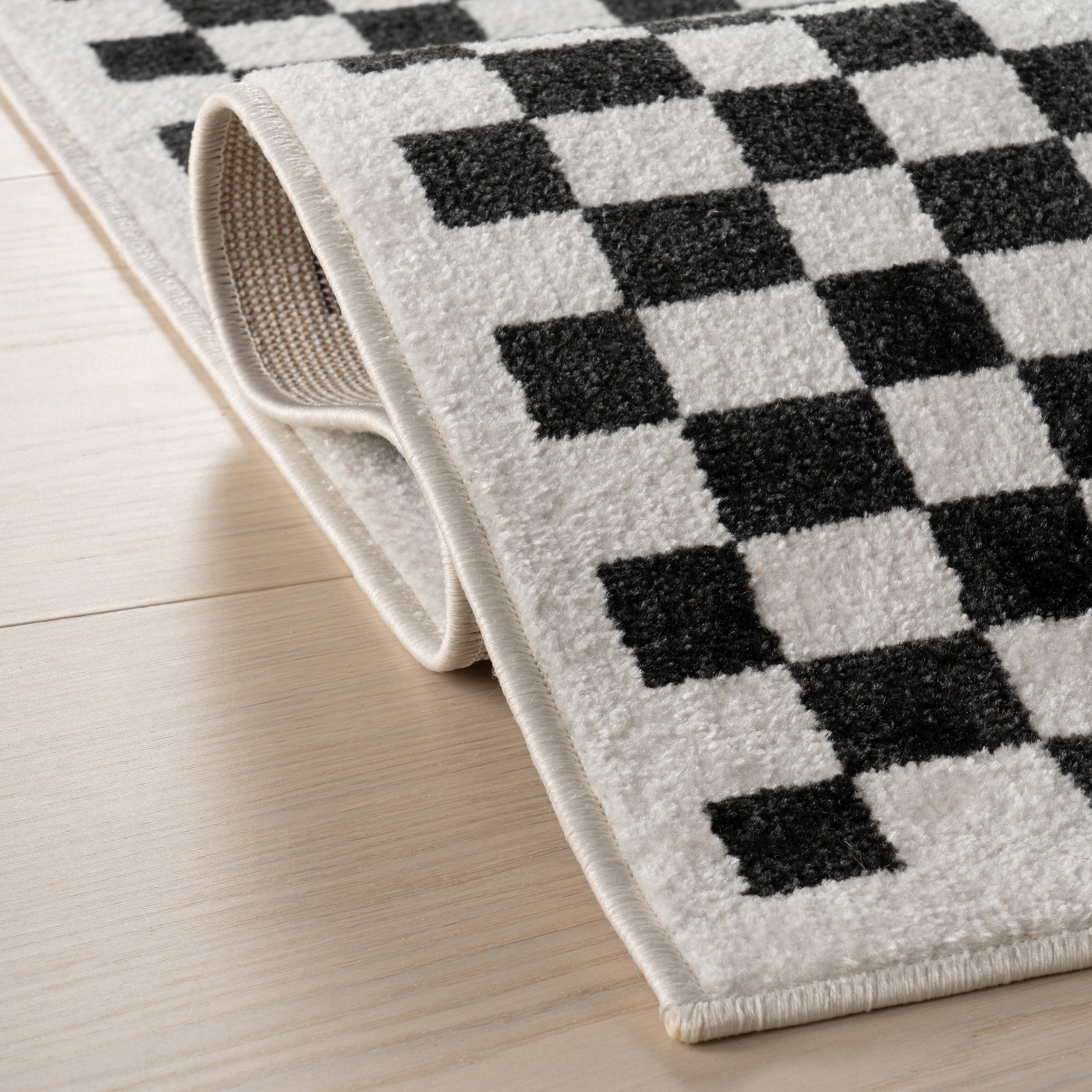 Nikita Faded Geometric Machine Washable Area Rug - Image 14