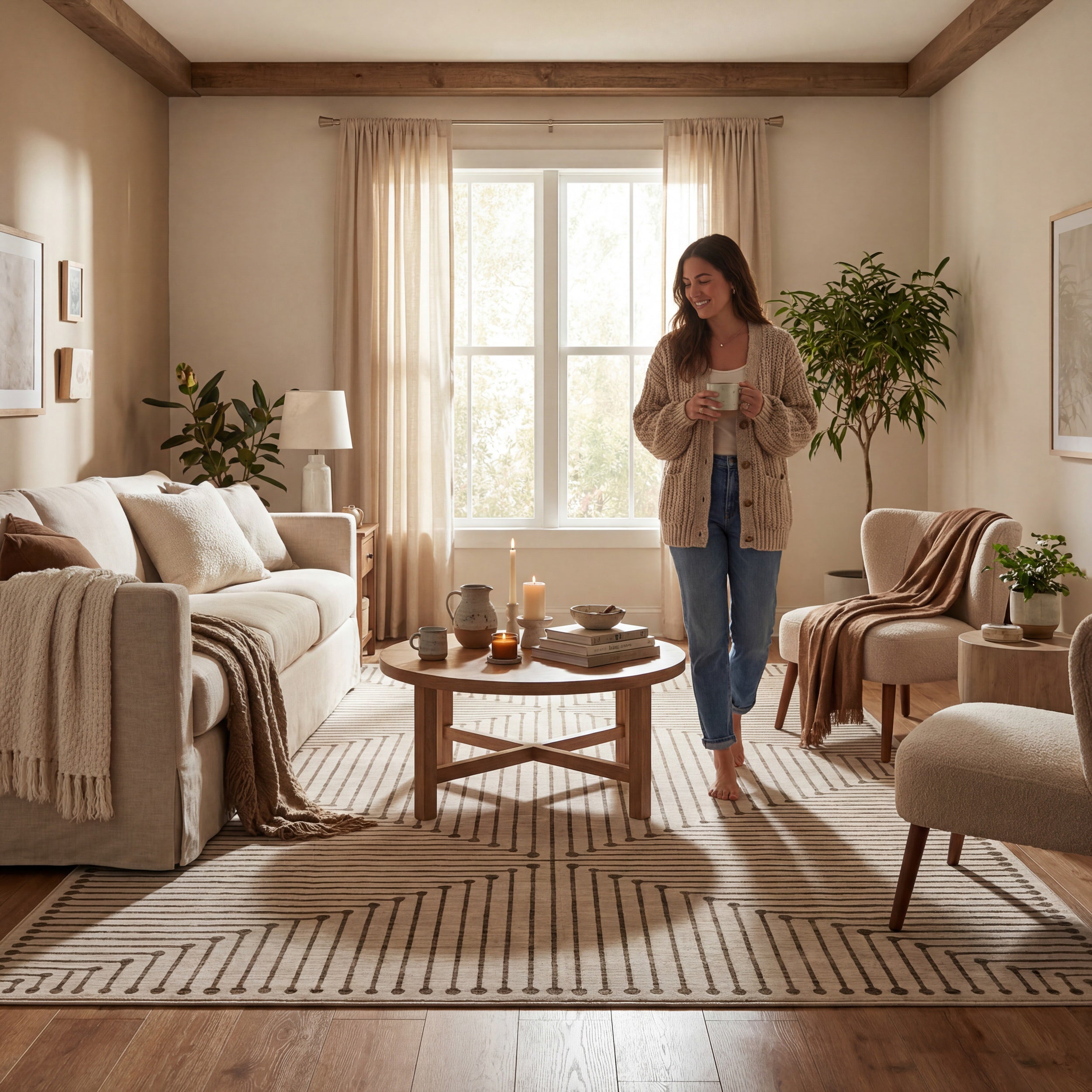 Nuloom Perenna Geometric Washable Rug - Image 7