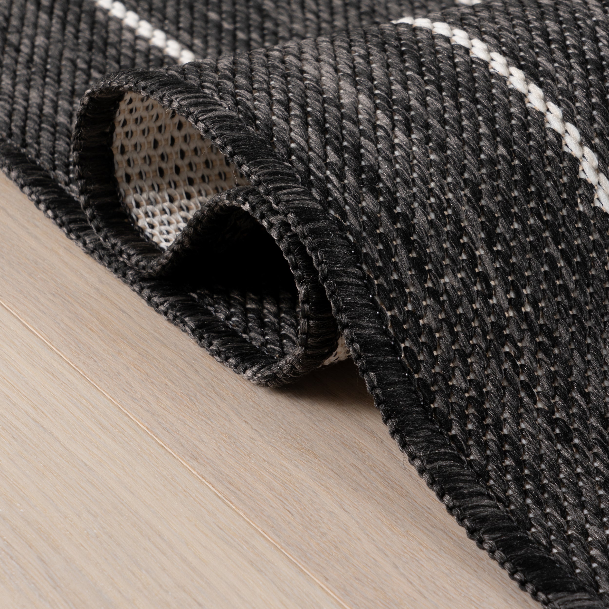Zelisse Indoor/Outdoor Striped Area Rug - Image 3
