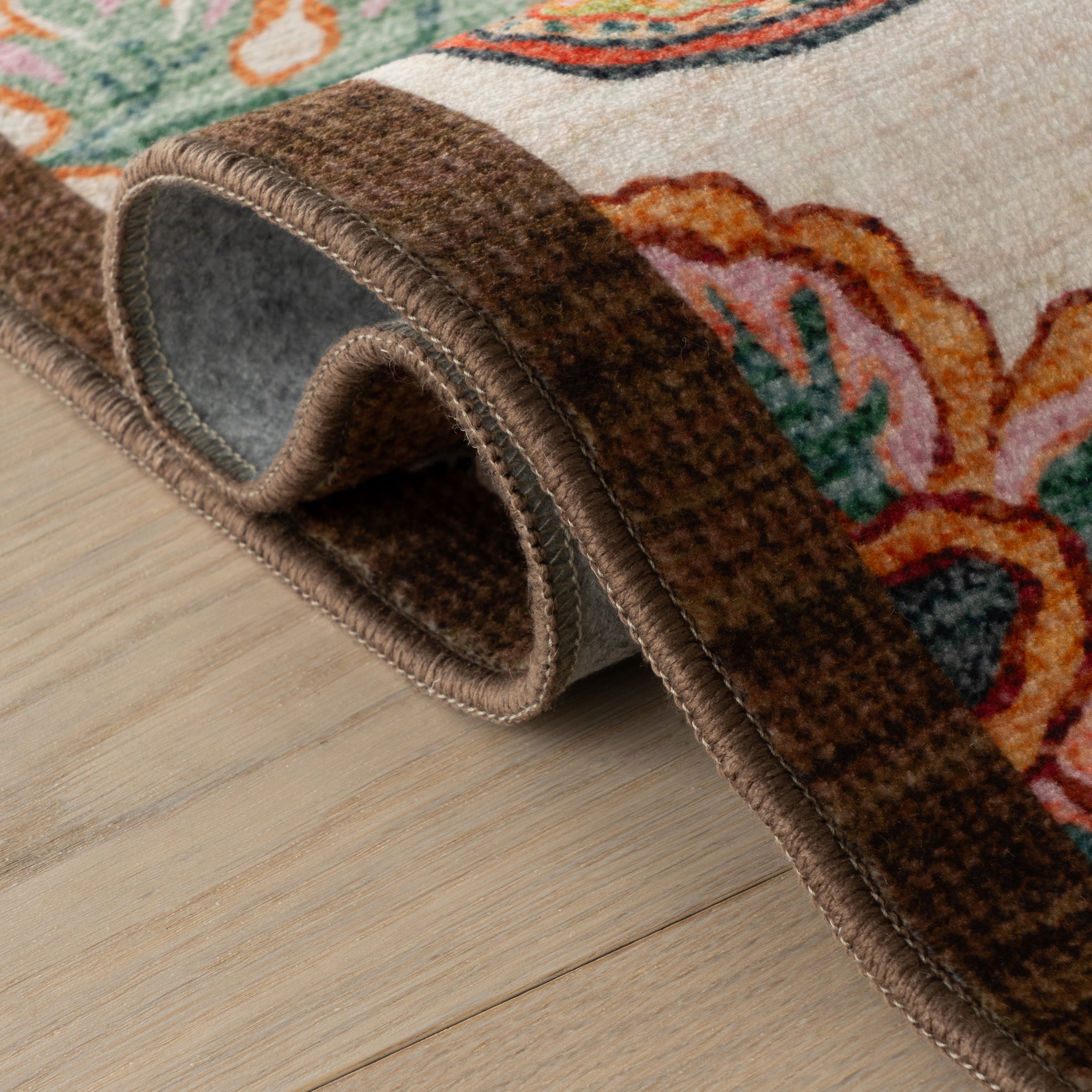 Nuloom Charelle Floral & Paisley Washable Rug - Image 4