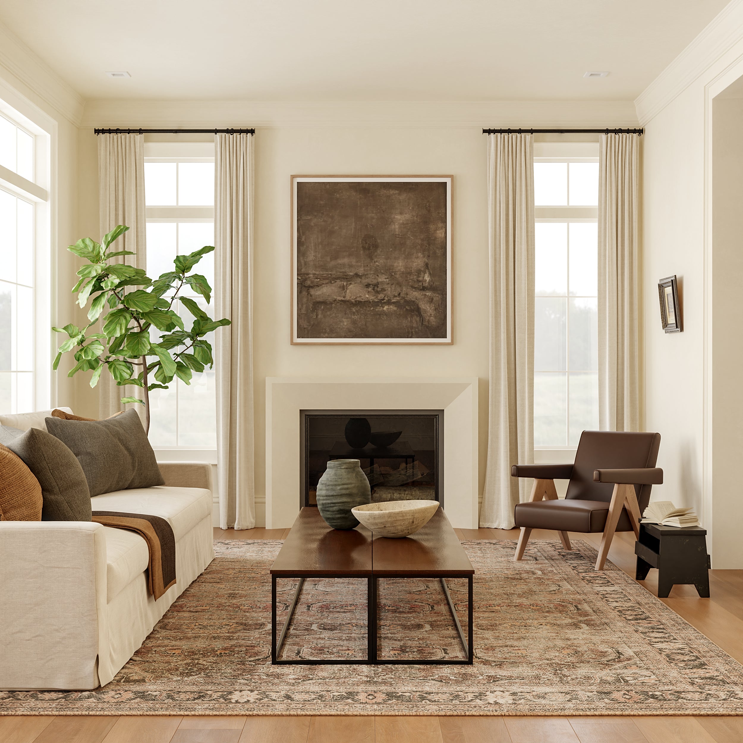 Nuloom Hillstone Collection Traditional Vintage Medallion Area Rug - Image 13