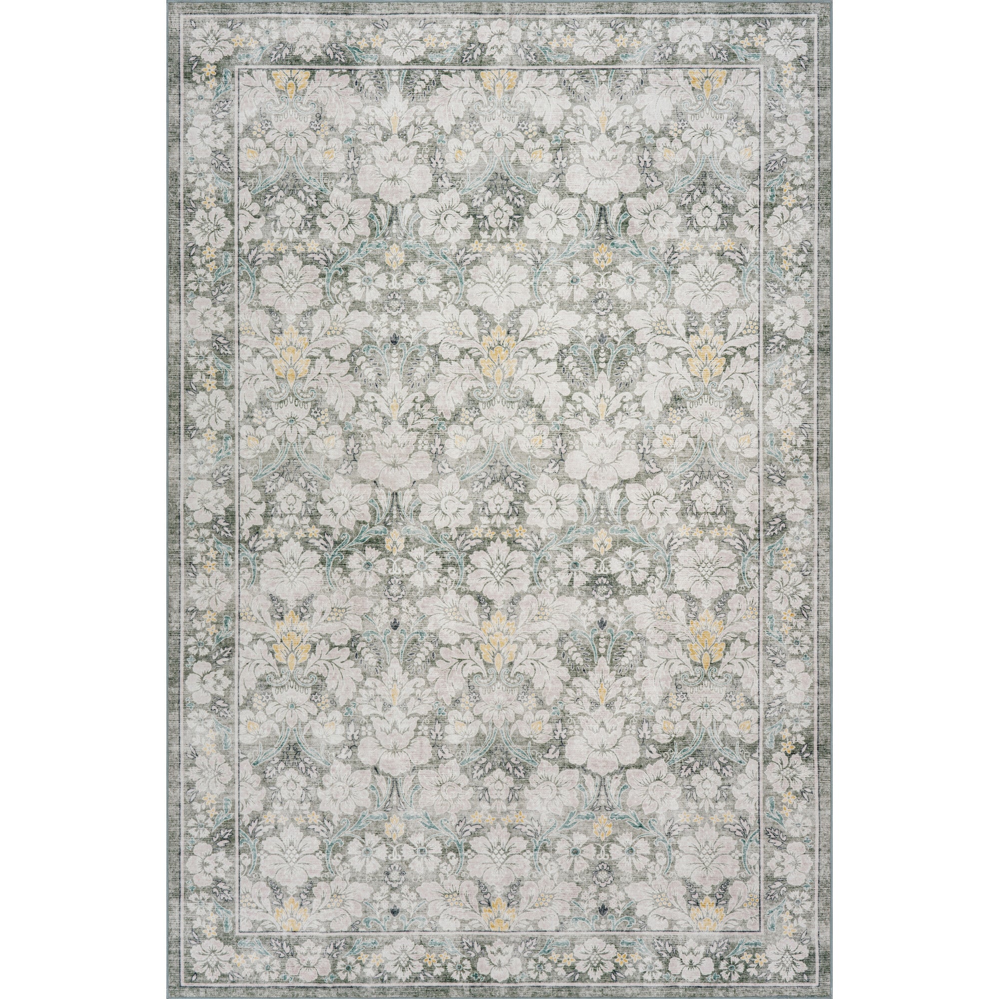 Nuloom Damora Floral & Paisley Washable Rug - Image 10
