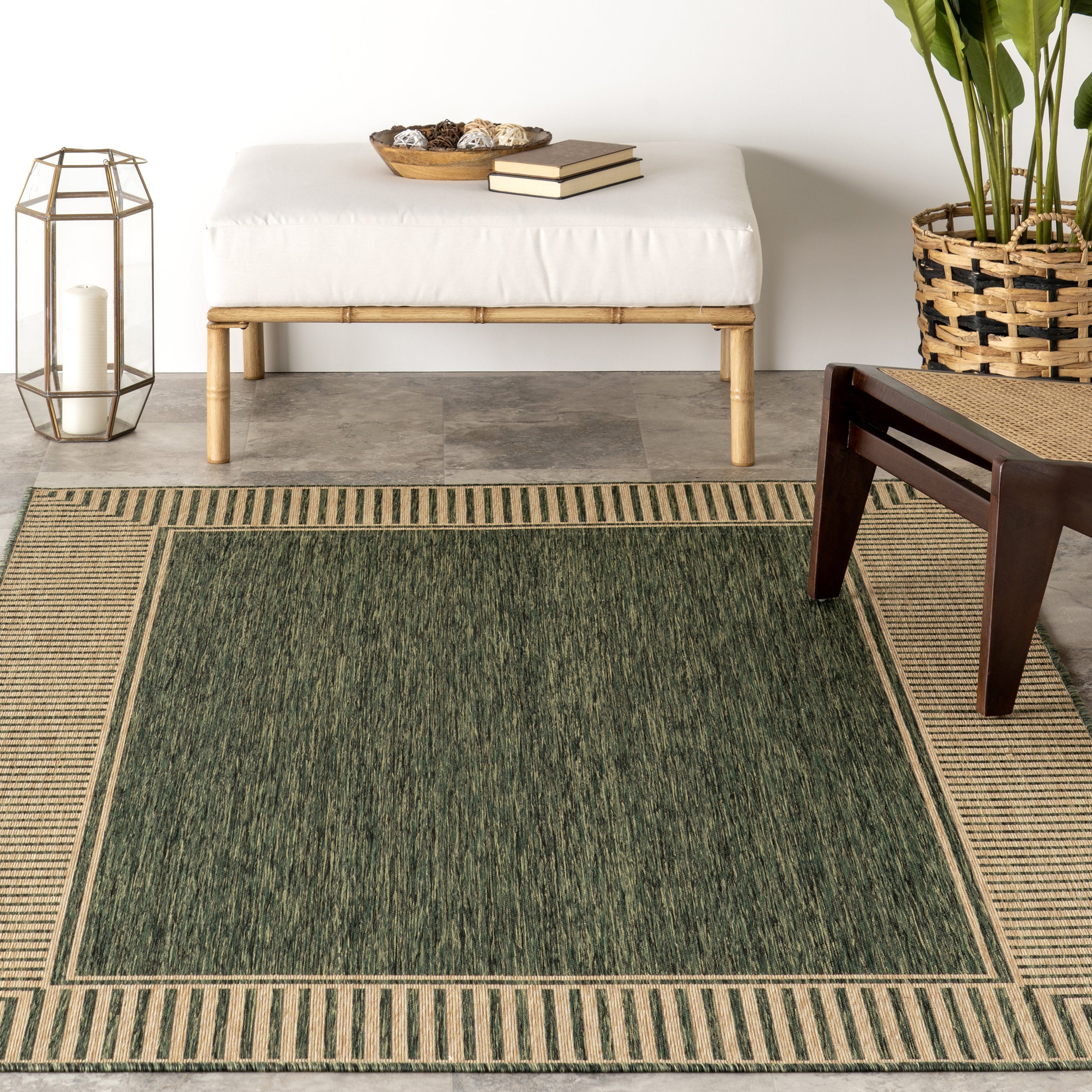 Nuloom Asha Simple Striped Indoor/Outdoor Area Rug - Image 25