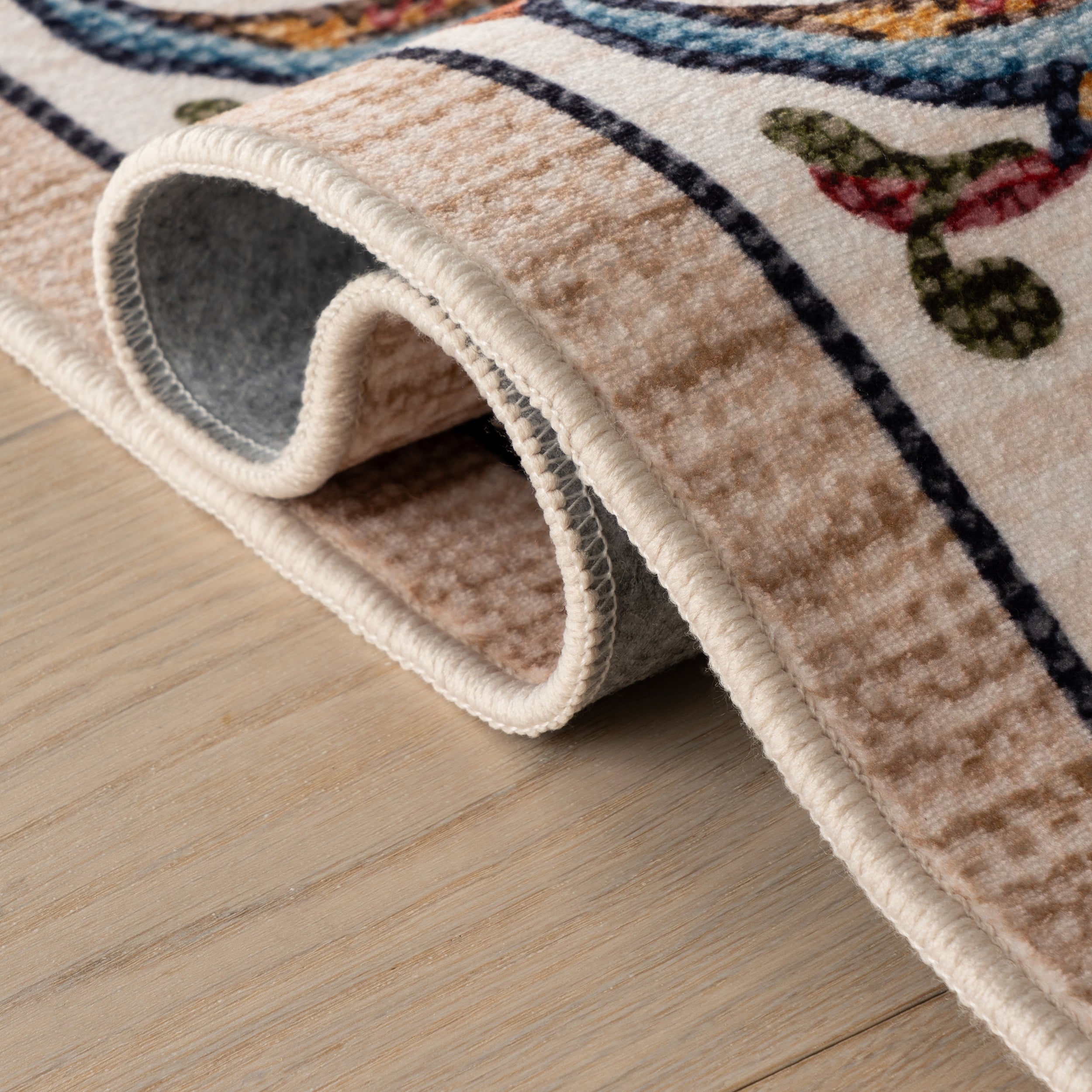 Nuloom Delara Floral & Paisley Washable Rug - Image 4