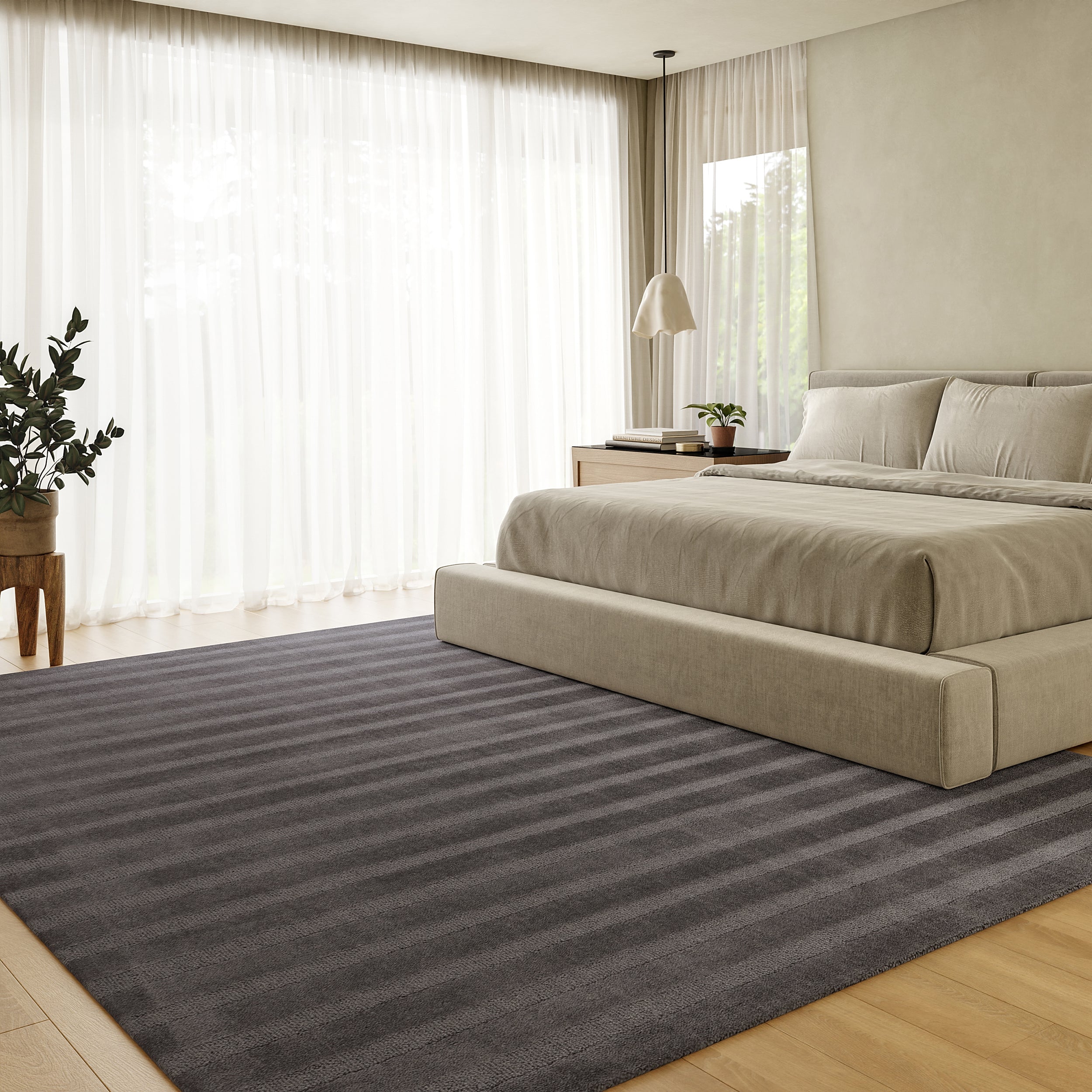Vestry Striped Wool Area Rug - Image 19
