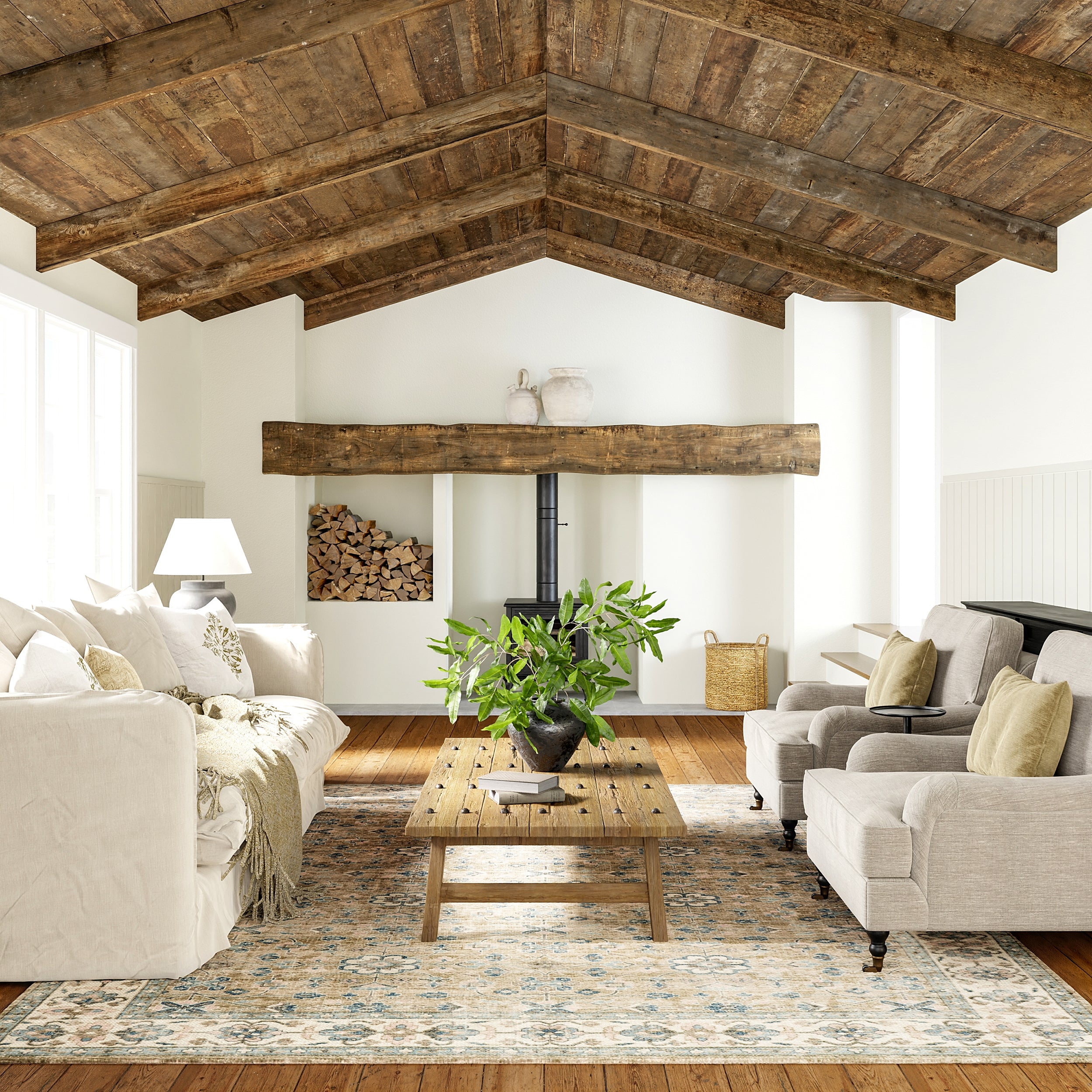 Mariel Wool and Cotton Area Rug - Image 2