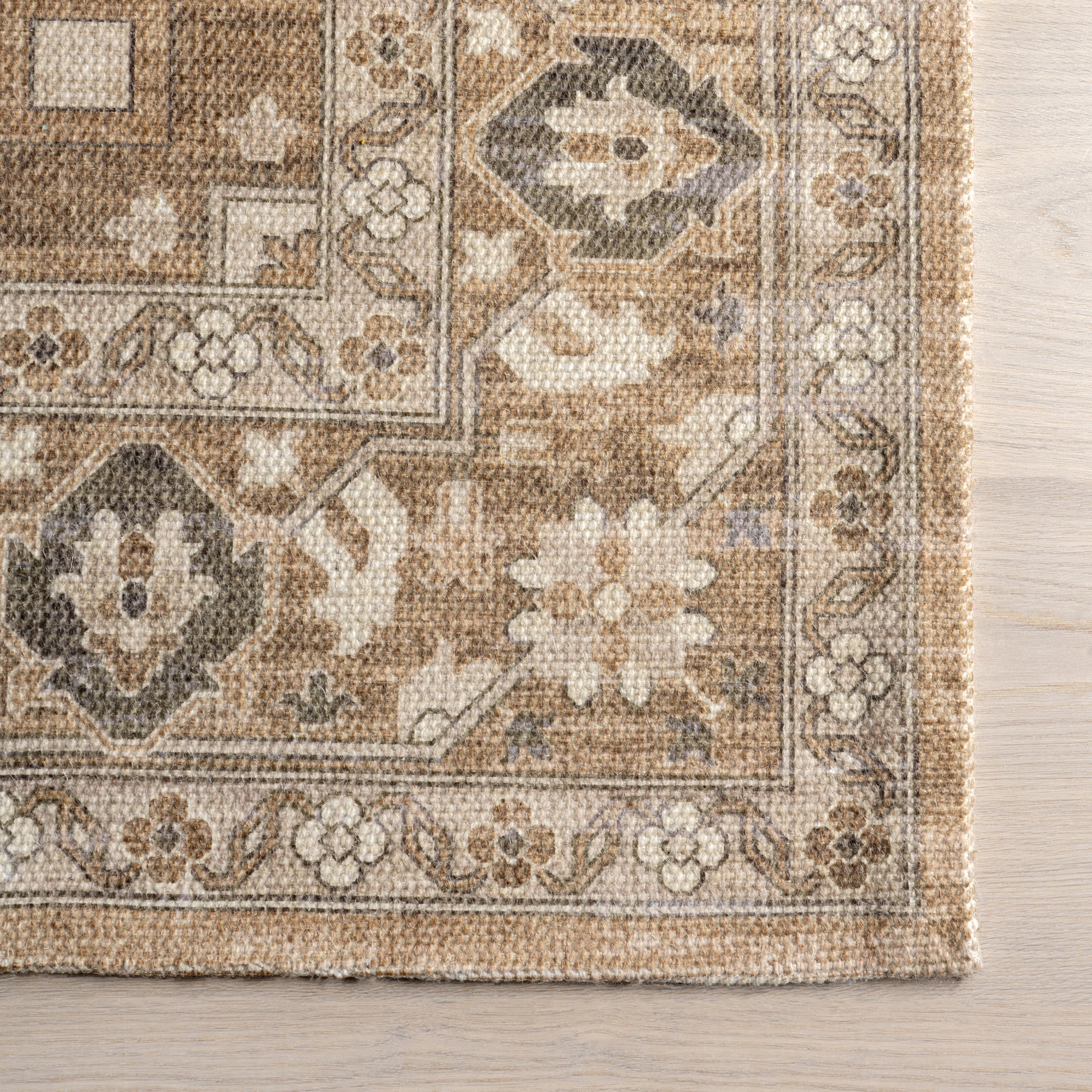Evermore Medallion Wool and Cotton Area Rug - Image 6