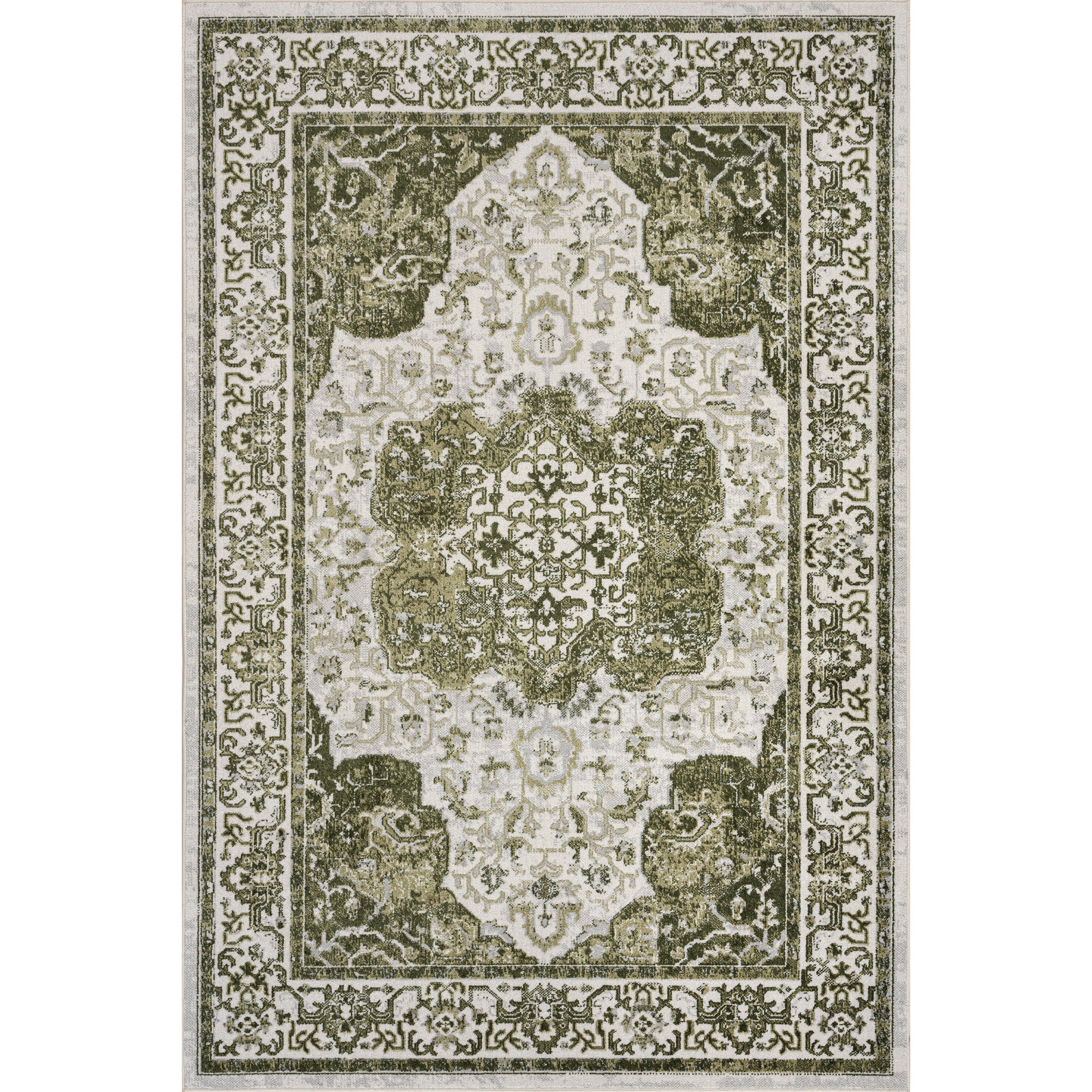 Everlee Faded Persian Machine Washable Area Rug - Image 11