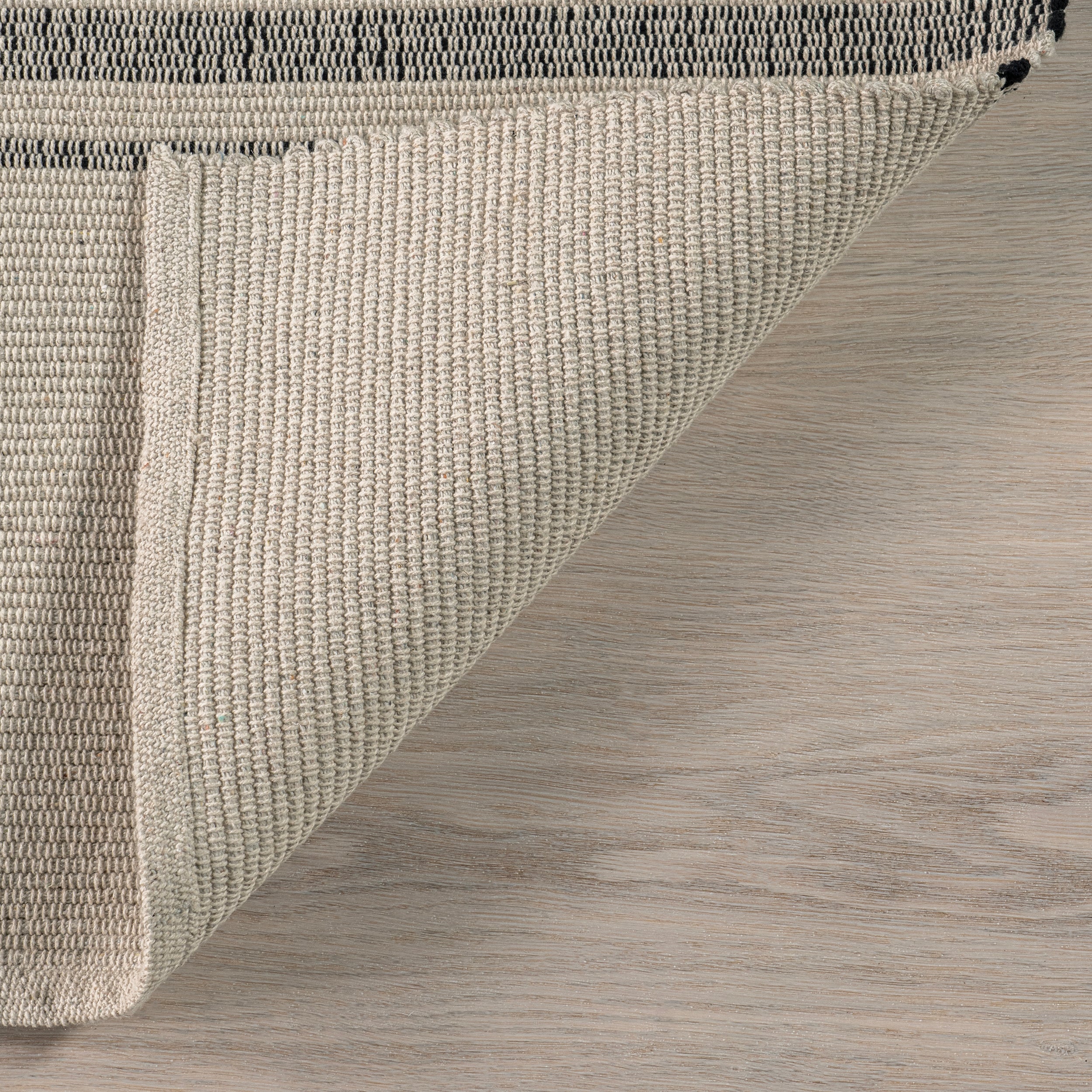 Bergamot Striped Cotton Area Rug - Image 6