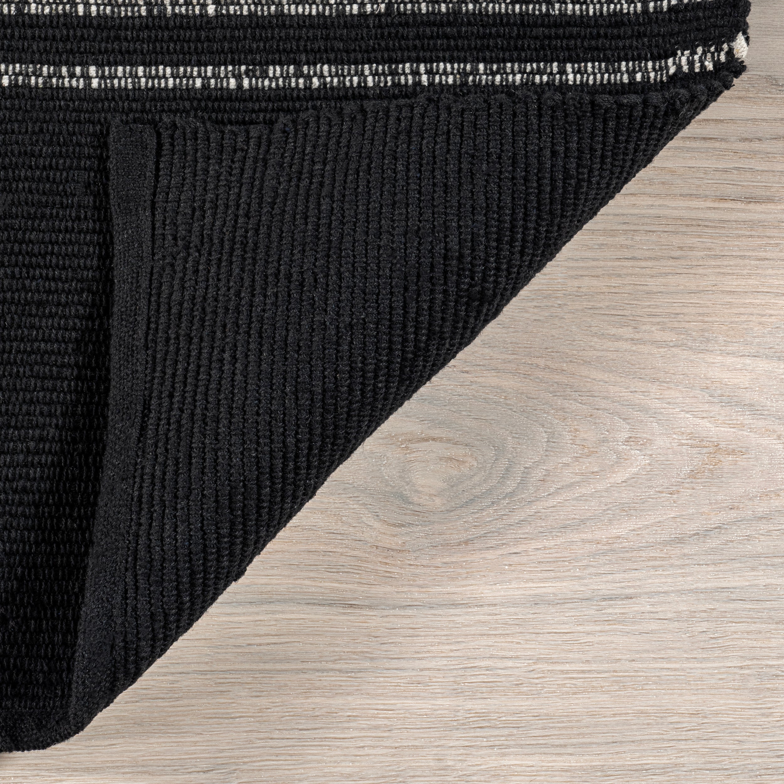 Bergamot Striped Cotton Area Rug - Image 20