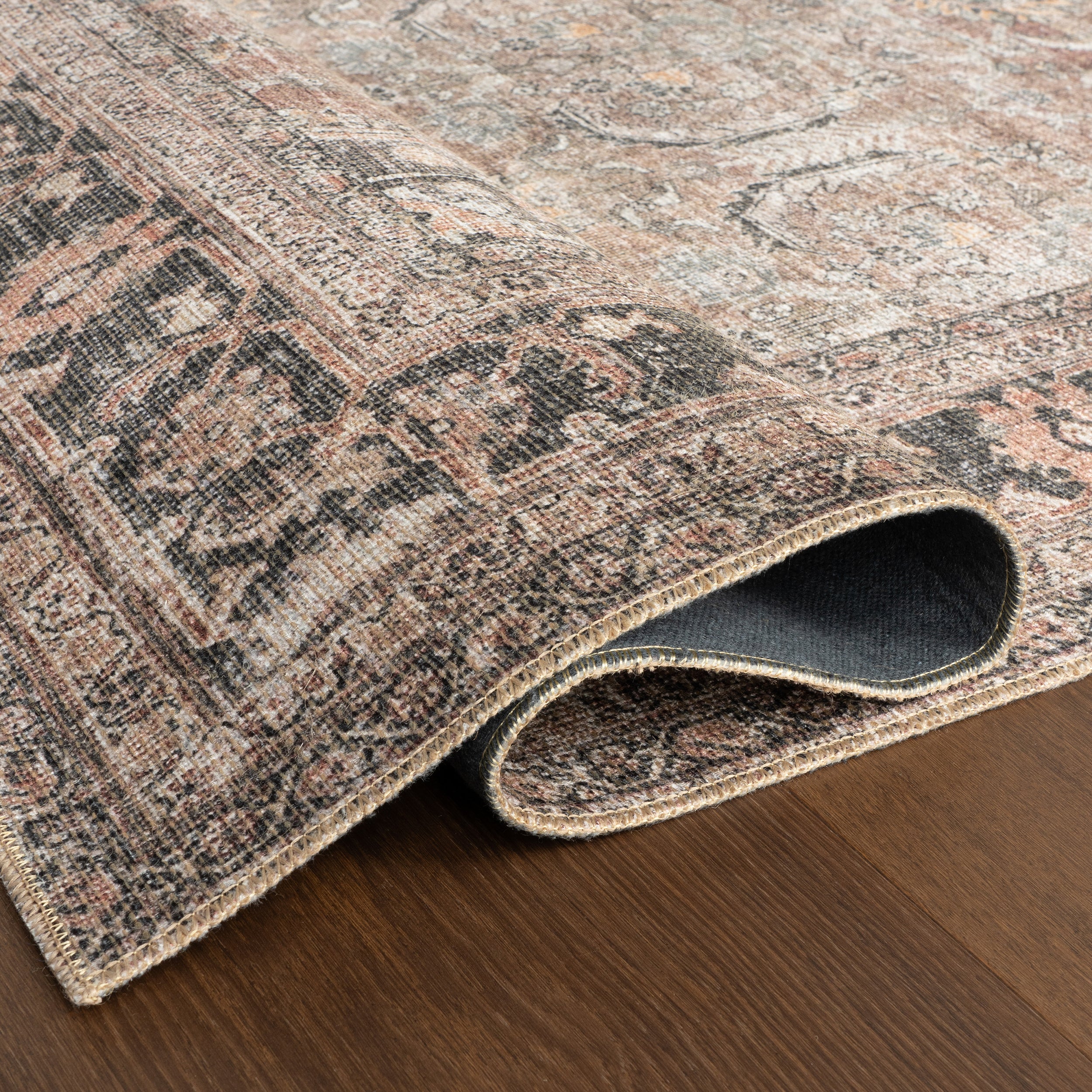 Nuloom Hillstone Collection Traditional Vintage Medallion Area Rug - Image 15