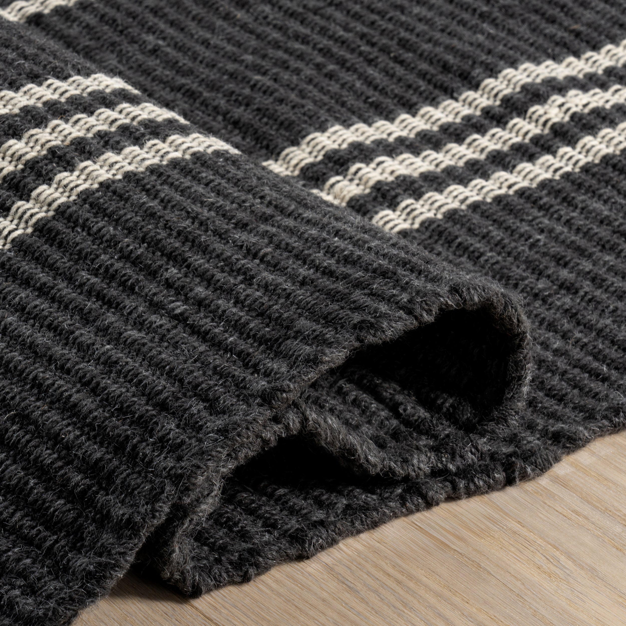 Hawthorn Striped Wool Area Rug - Image 27