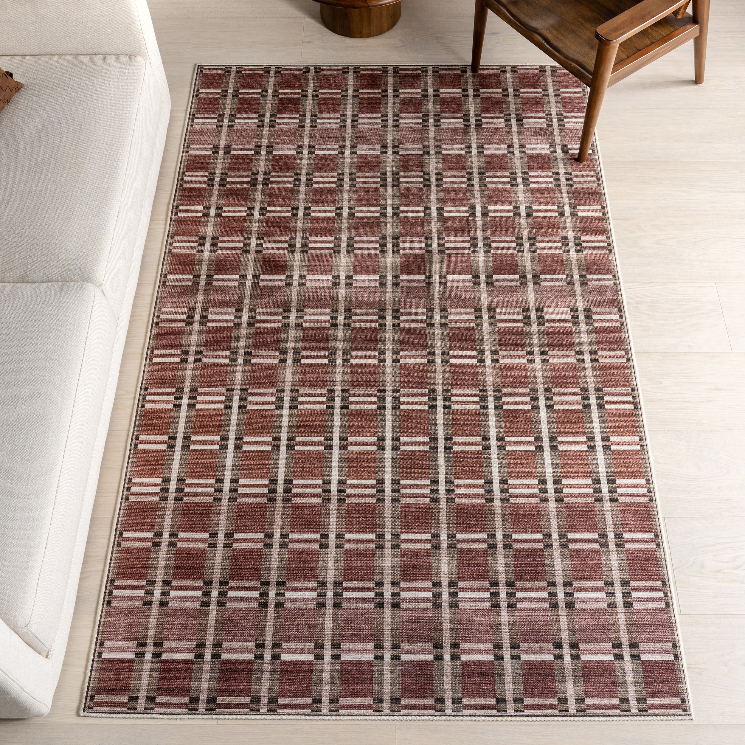 Nuloom Uzma Plaid Area Rug - Image 2