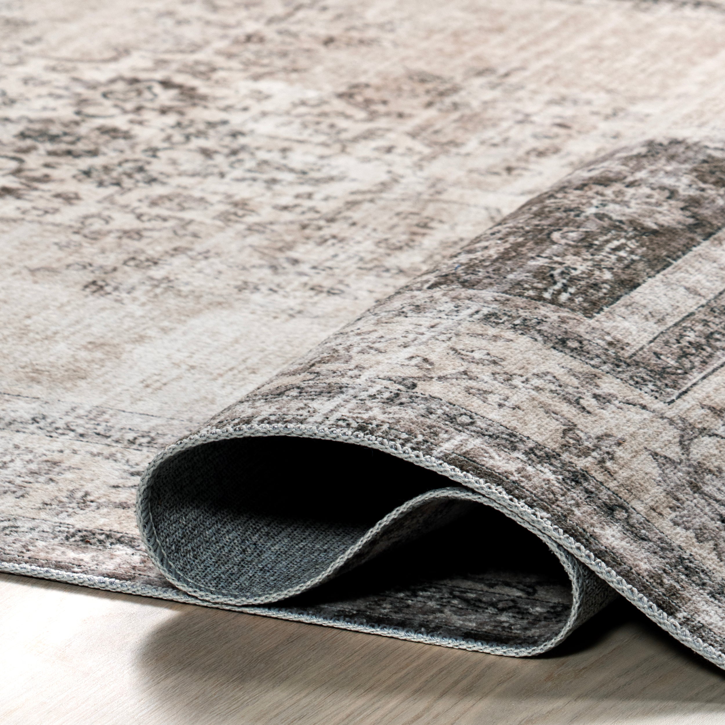 Rosewood Vintage Machine Washable Area Rug - Image 16