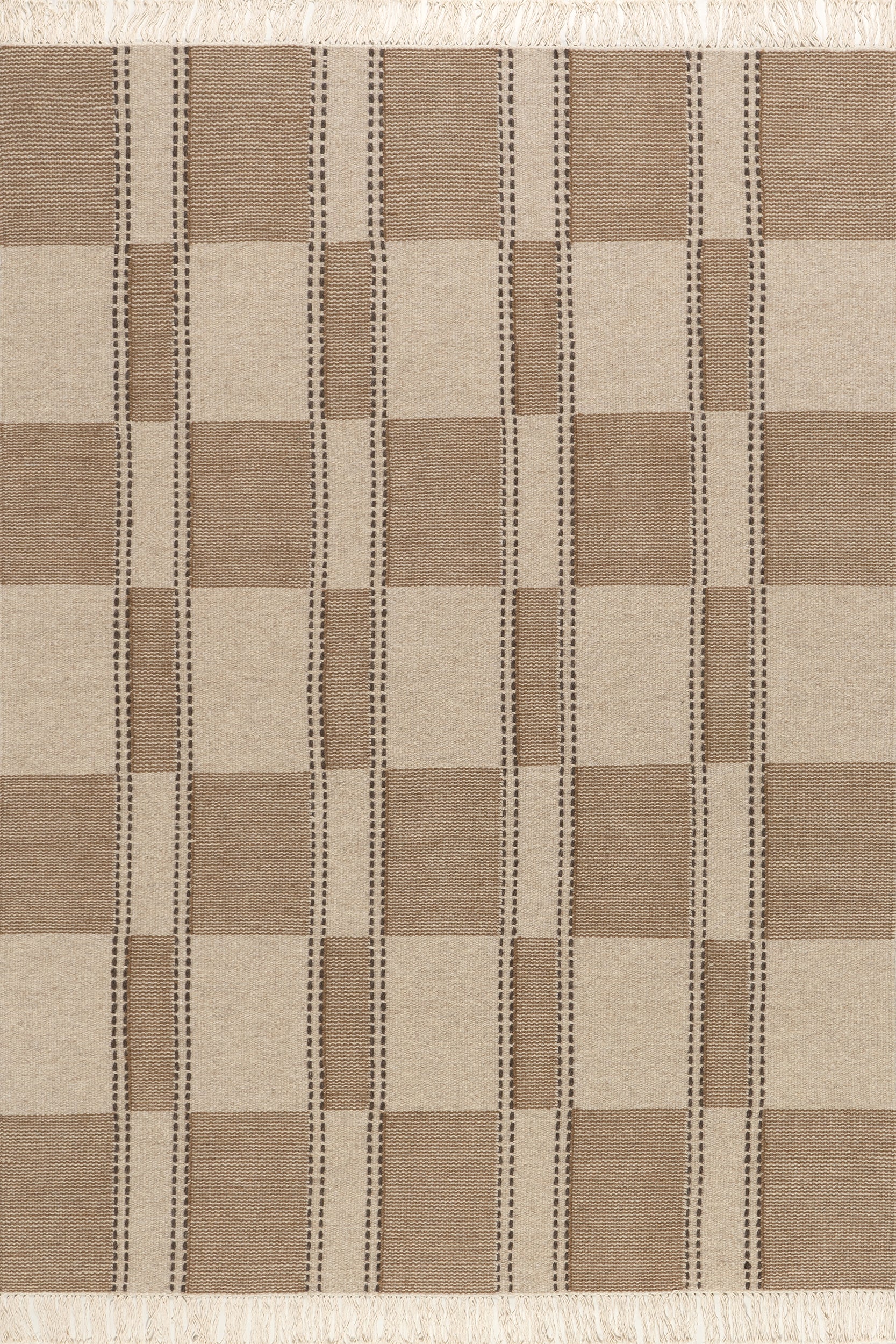 Corbett Fringed Wool Area Rug