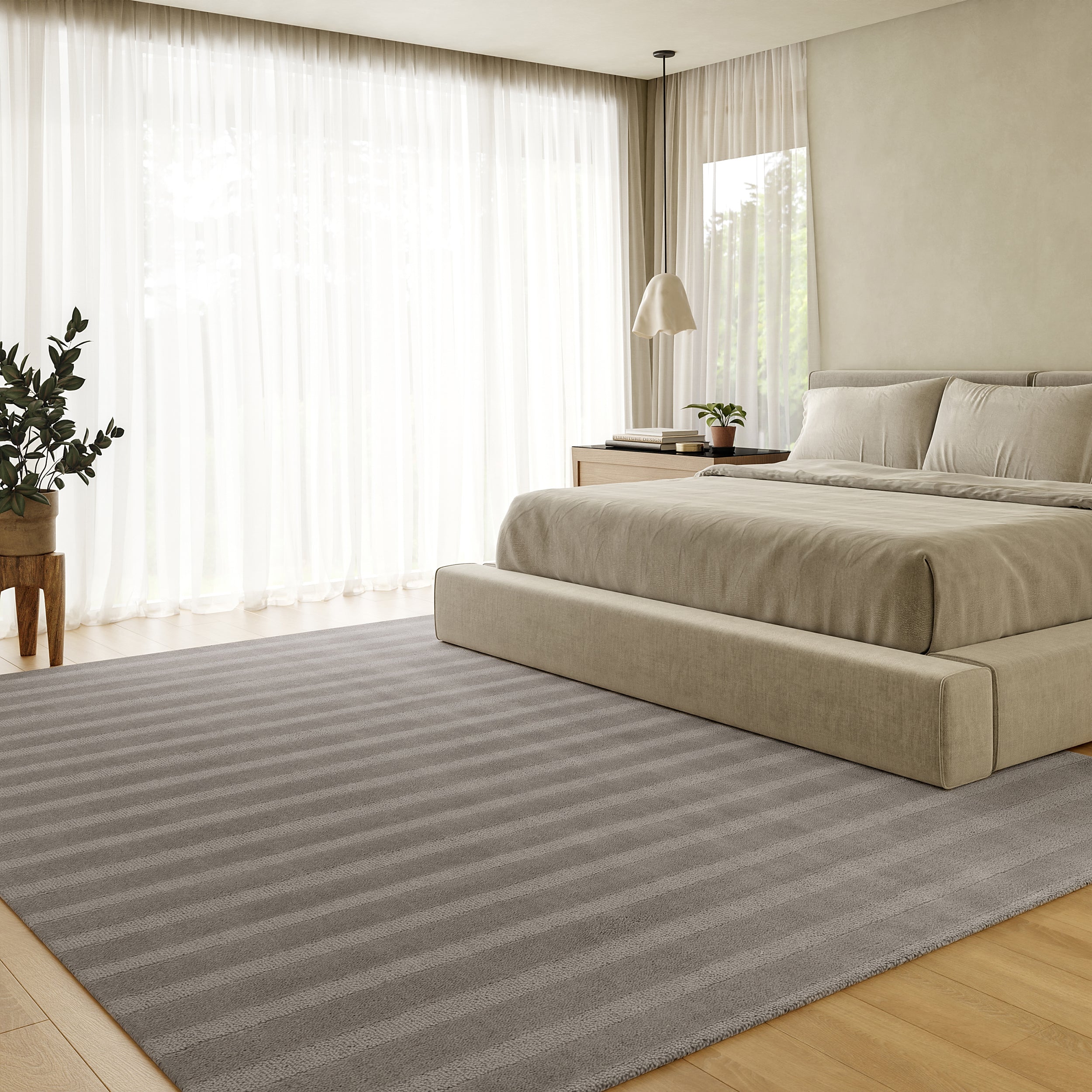 Vestry Striped Wool Area Rug - Image 27