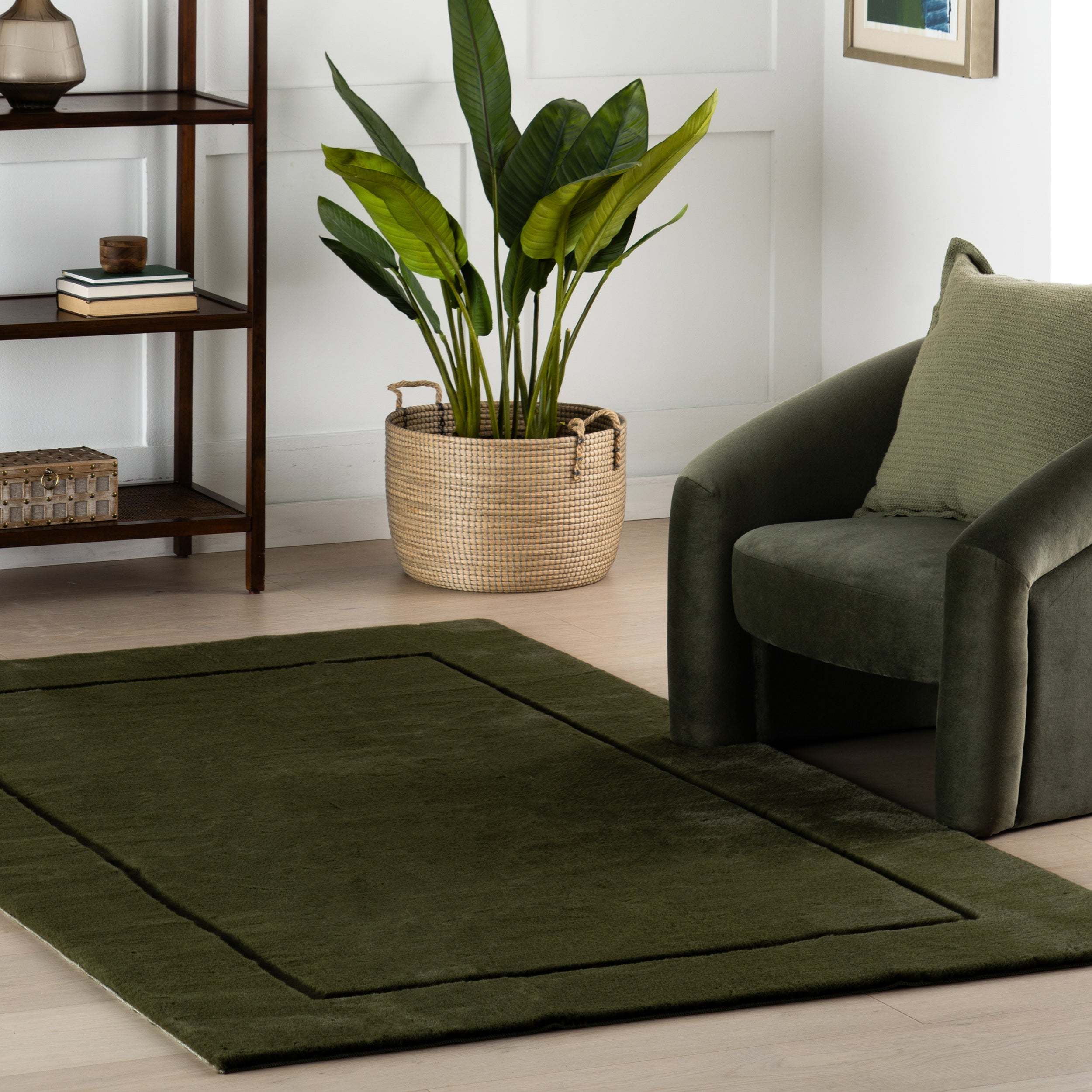 Nuloom Auralyn Solid Cloud Washable Area Rug - Image 2
