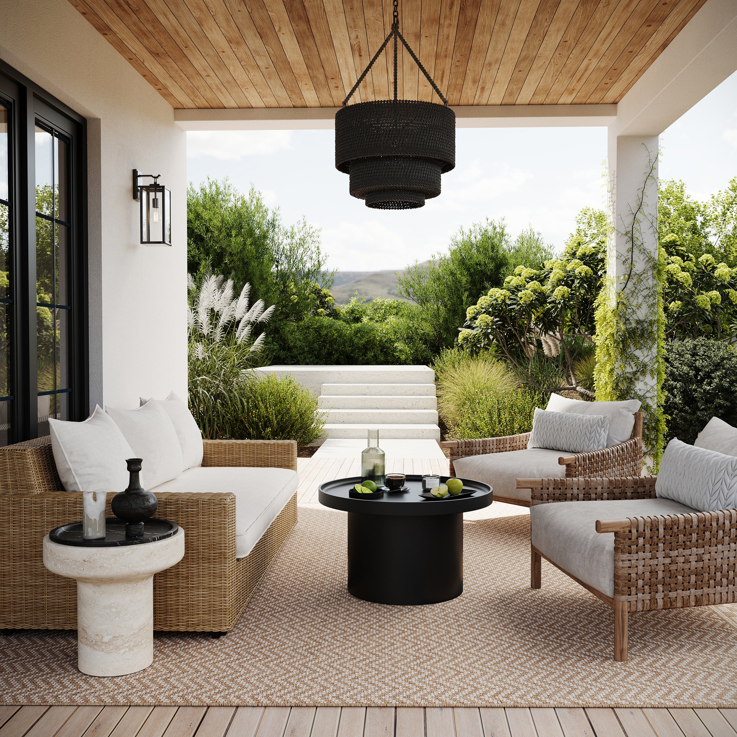 Nuloom Isavelle Modern Chevron Indoor/Outdoor Area Rug - Image 2