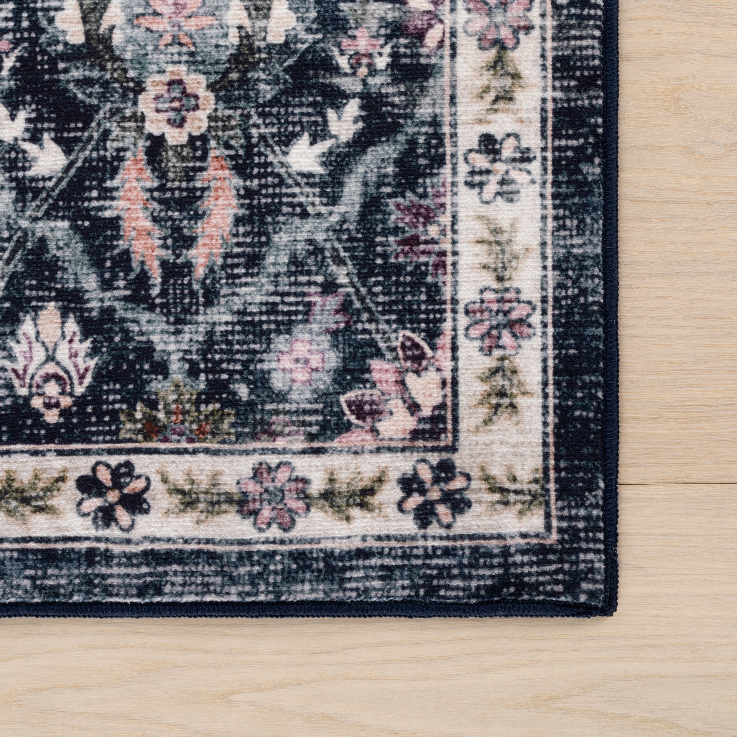 Nuloom Belisse Floral & Paisley Washable Rug - Image 6