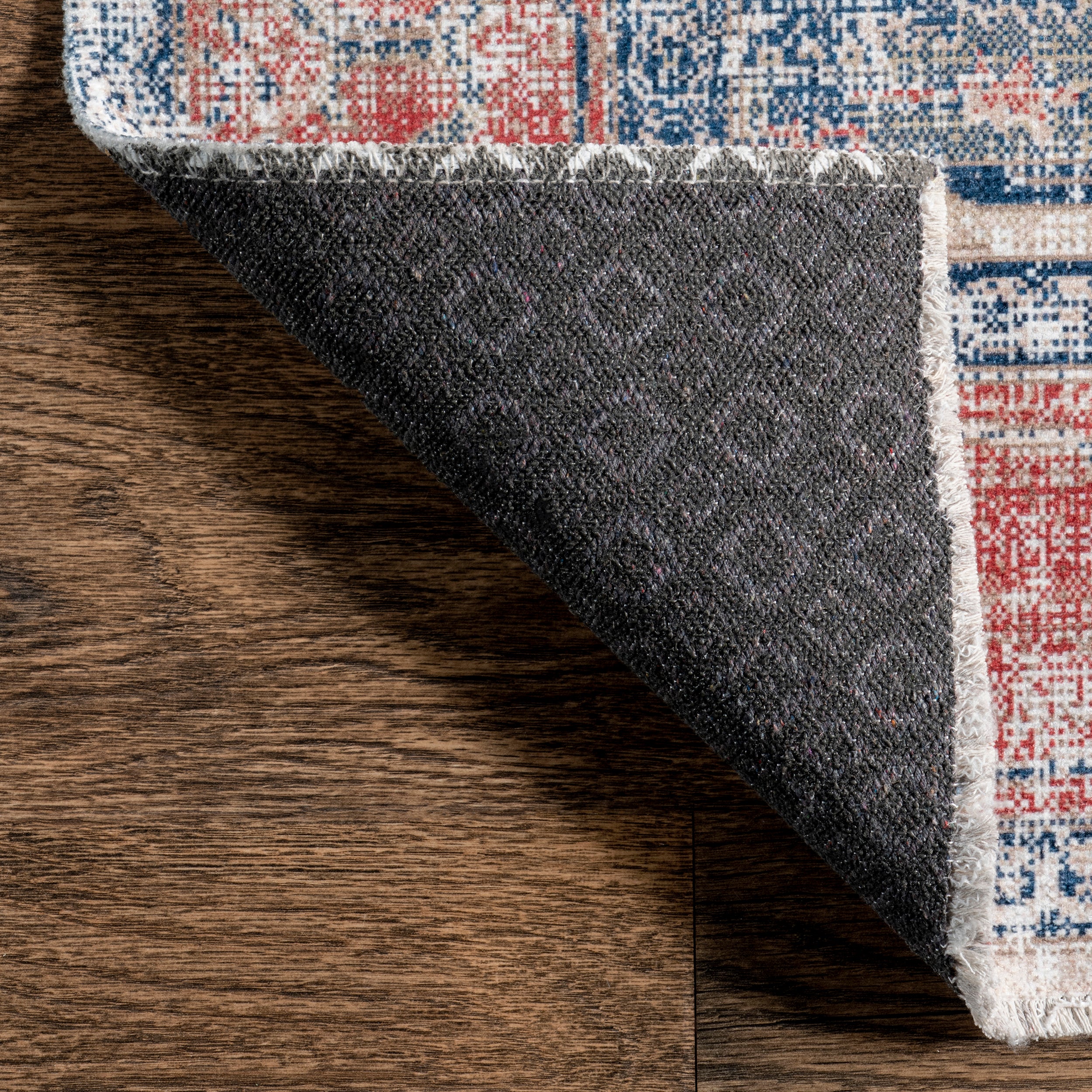 Larkspur Persian Fringed Machine Washable Area Rug - Image 14