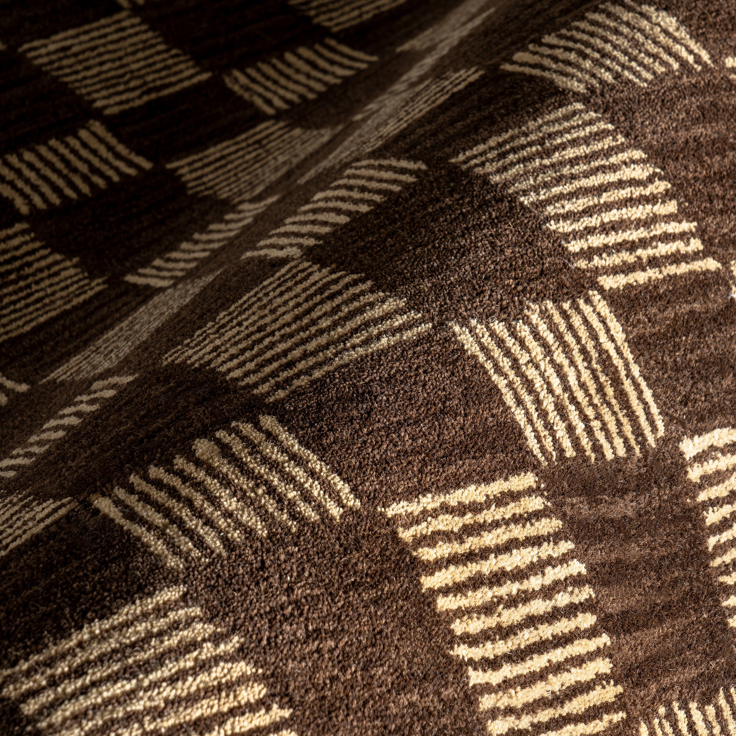 Quince Checkered Wool Area Rug - Image 5