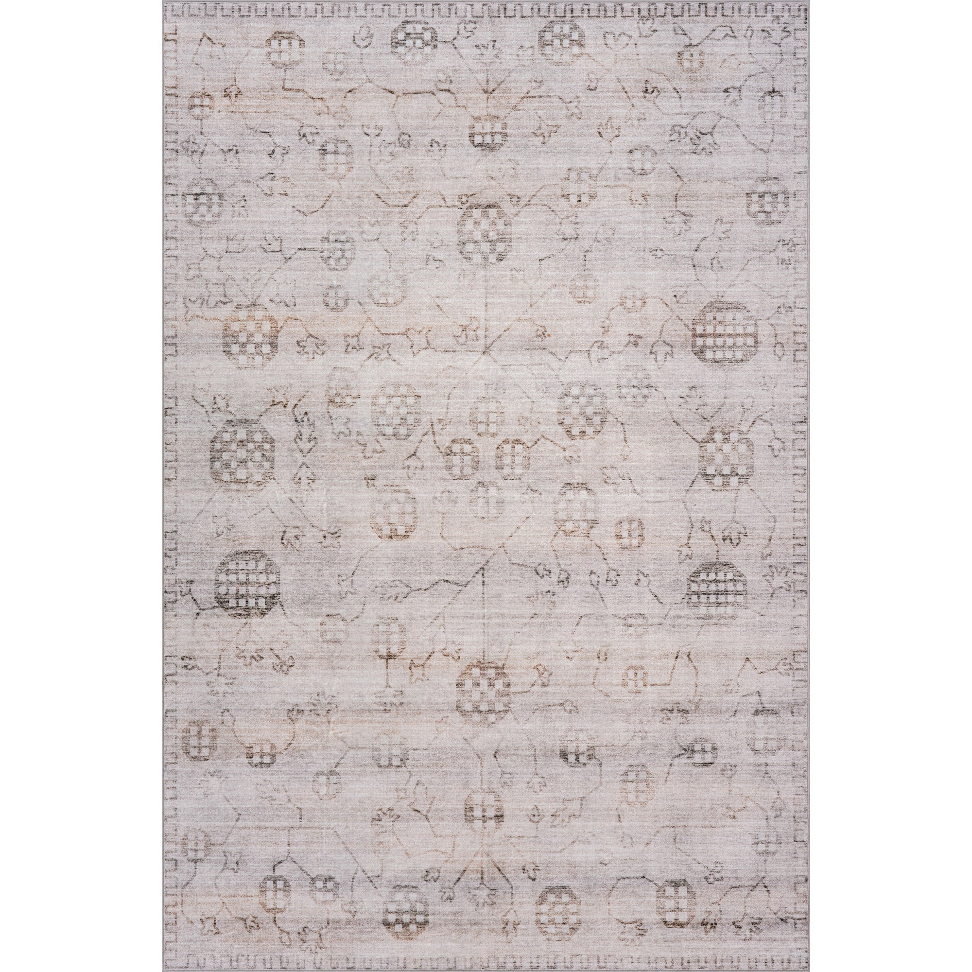 Nuloom Astrelle Floral & Paisley Washable Rug