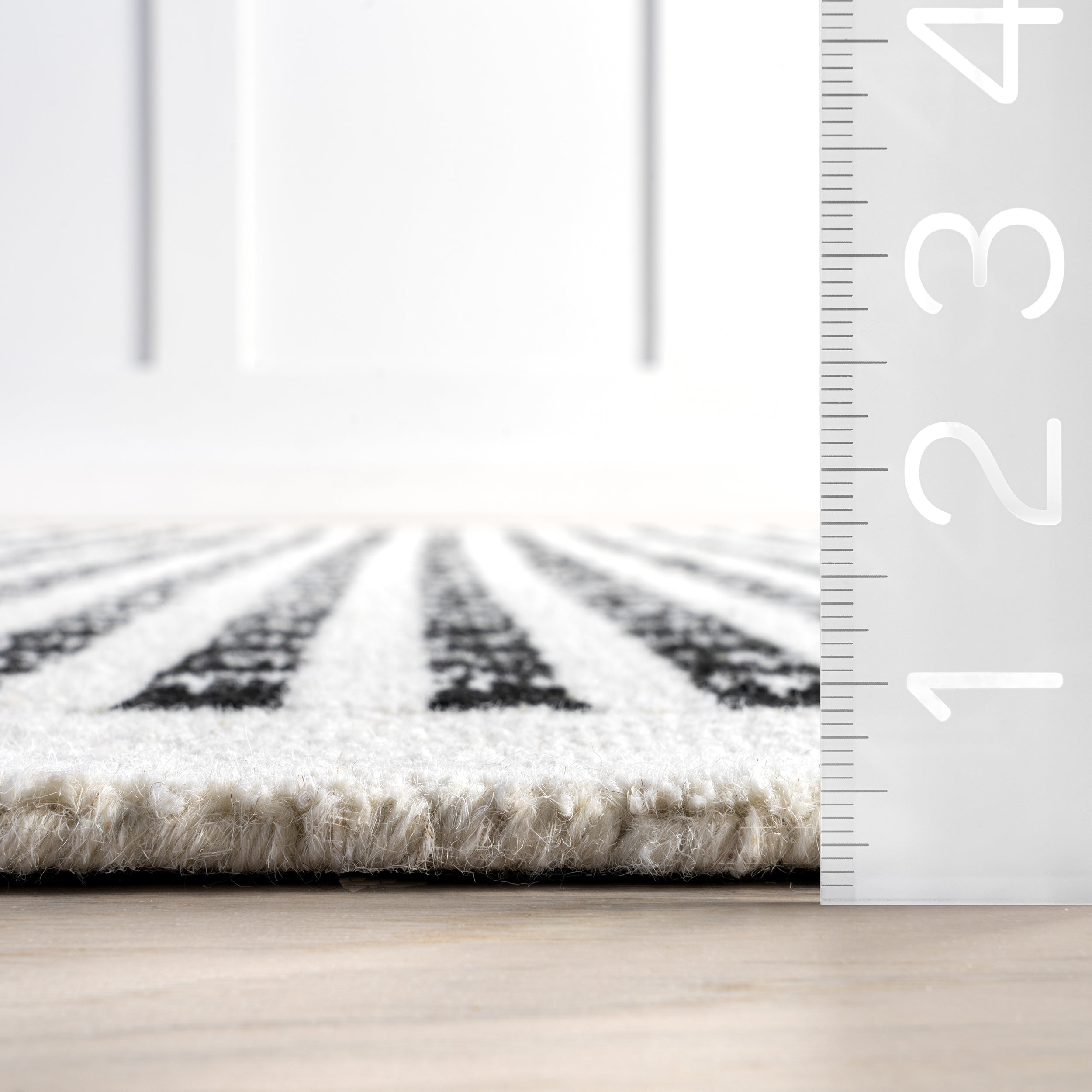 Adahlia Checkered Wool Area Rug - Image 13