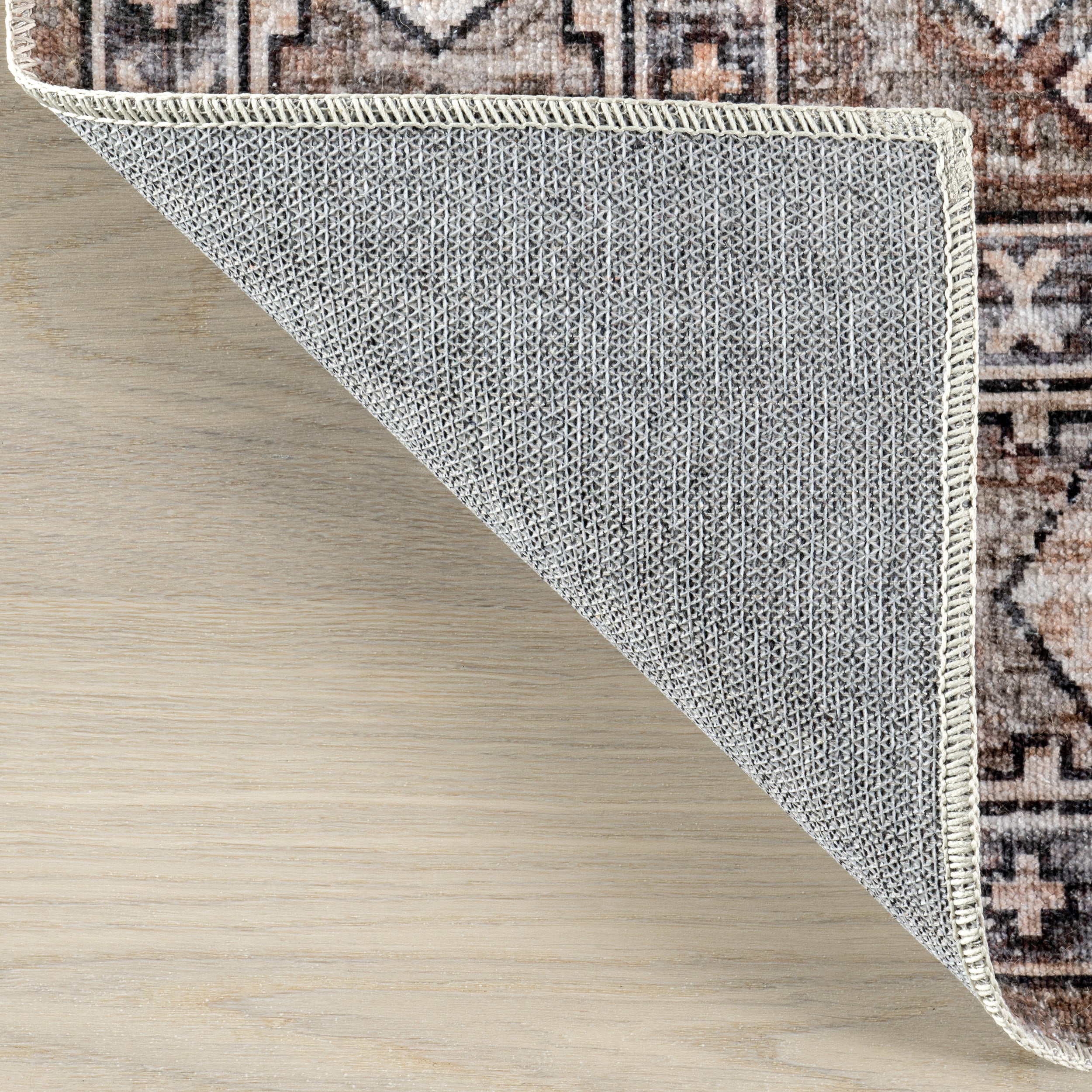 Benoite Splashguard Medallion Machine Washable Area Rug - Image 18