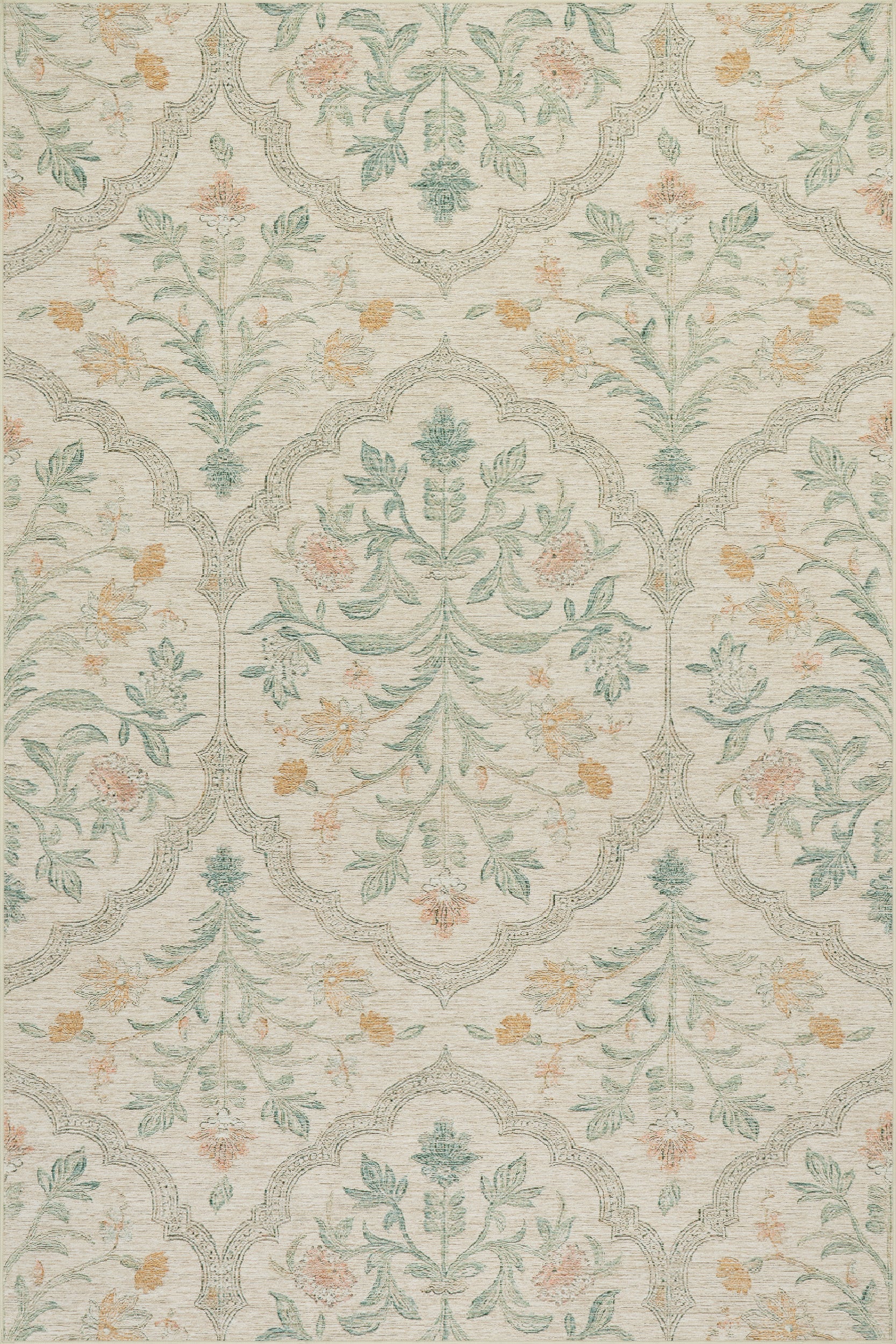 Nuloom Mirzelle Floral Transitional Washable Area Rug - Image 8