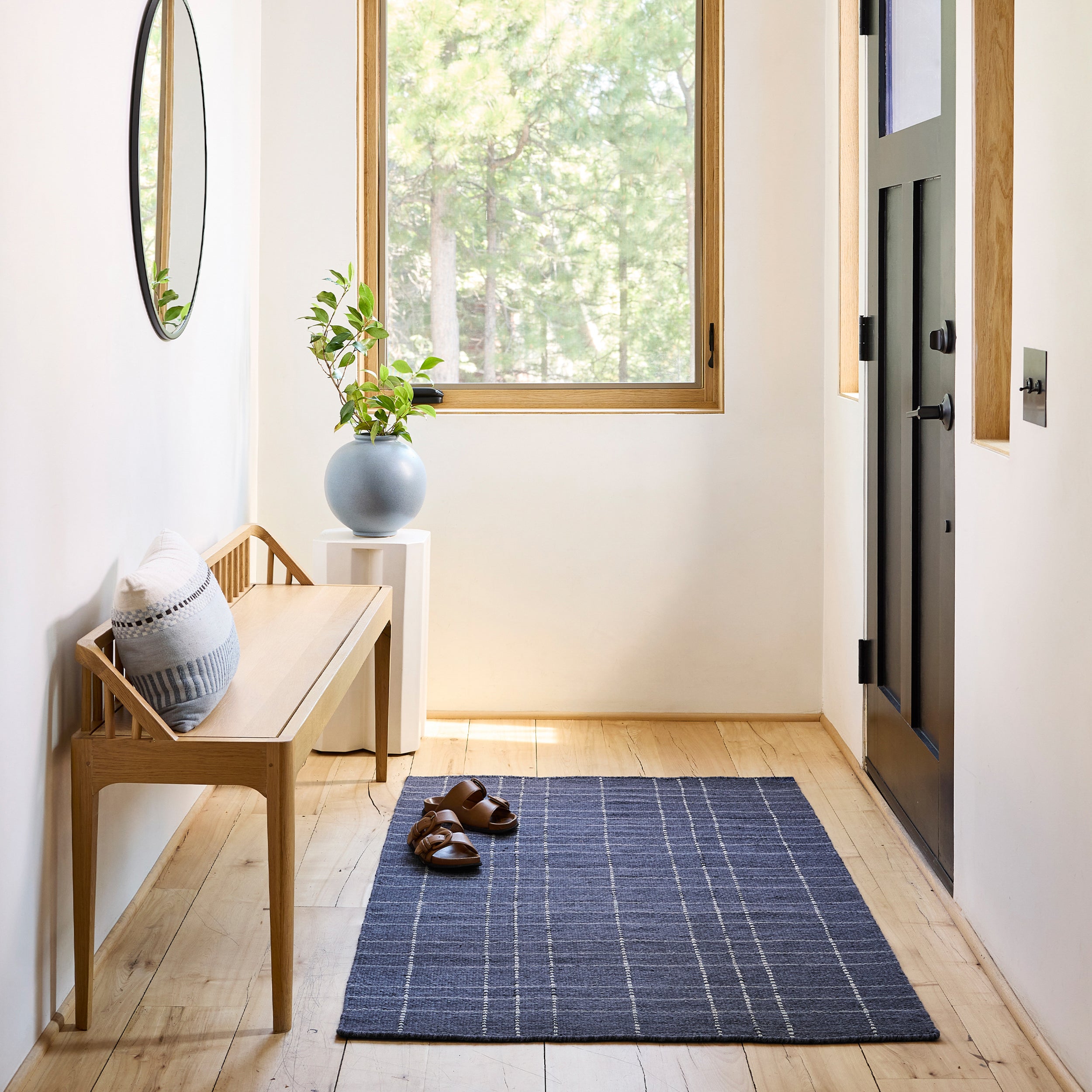 Charlie Plaid Wool Area Rug - Image 2