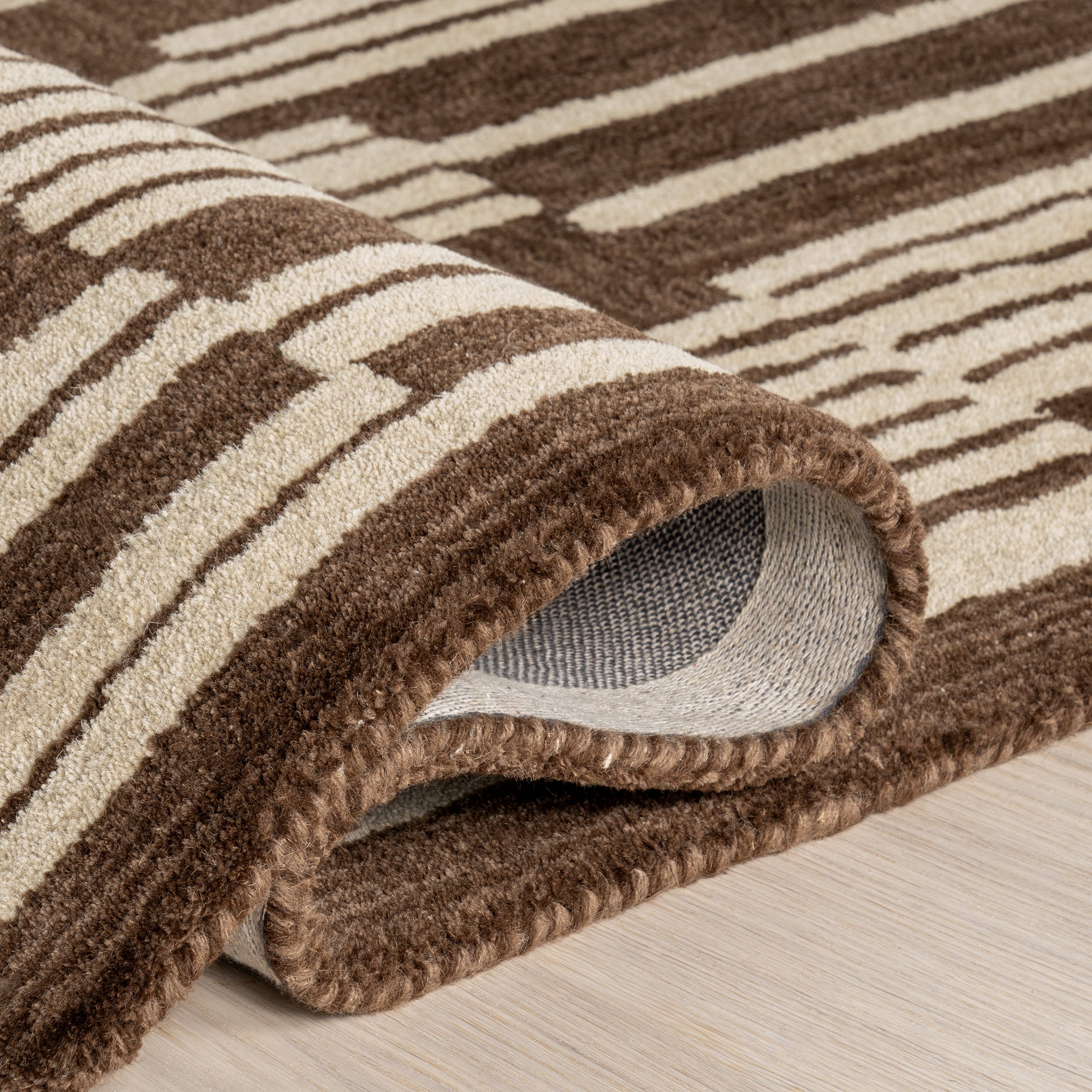 Tara Striped Wool Area Rug - Image 12
