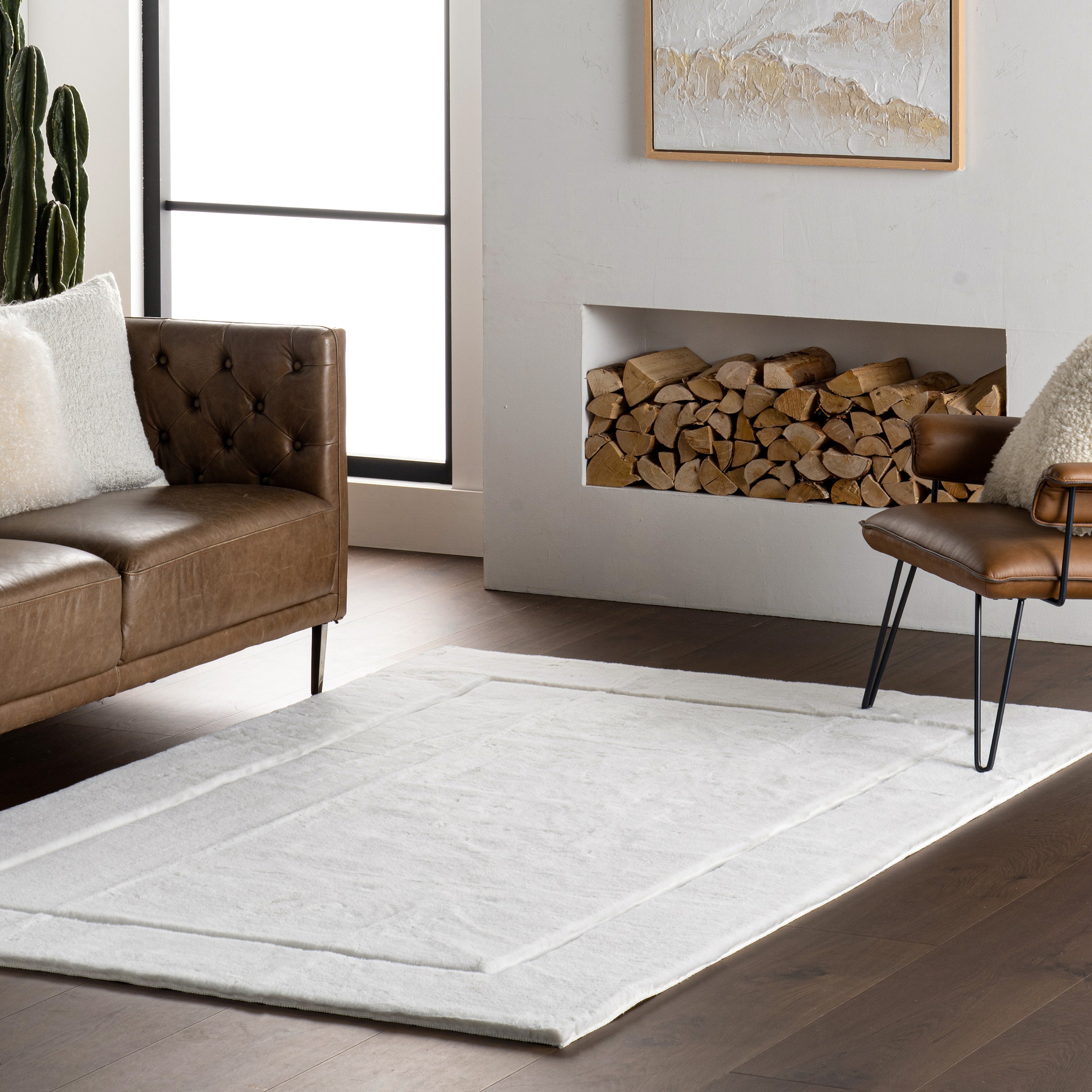 Nuloom Auralyn Solid Cloud Washable Area Rug - Image 11