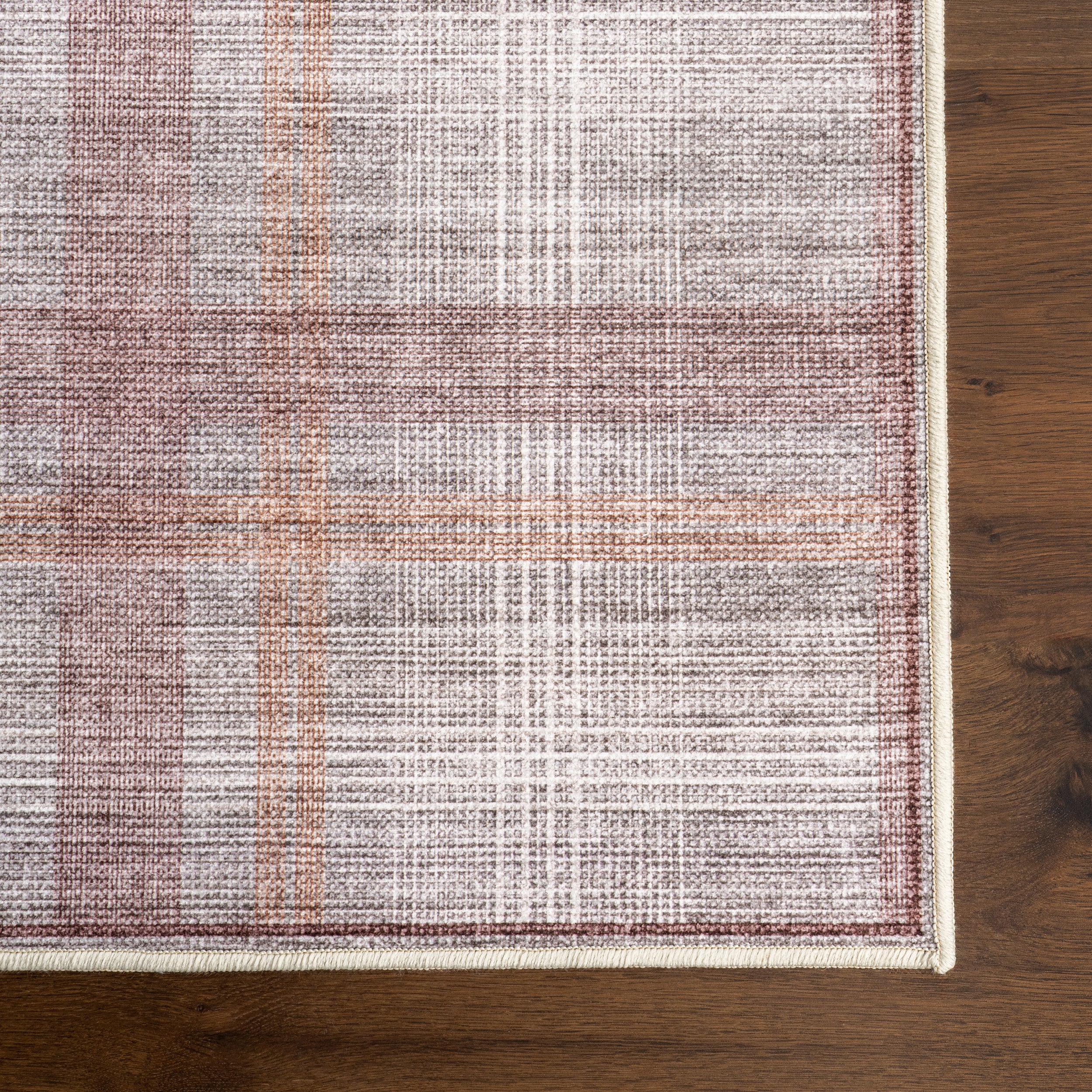 Ursula Rustic Plaid Area Rug - Image 5