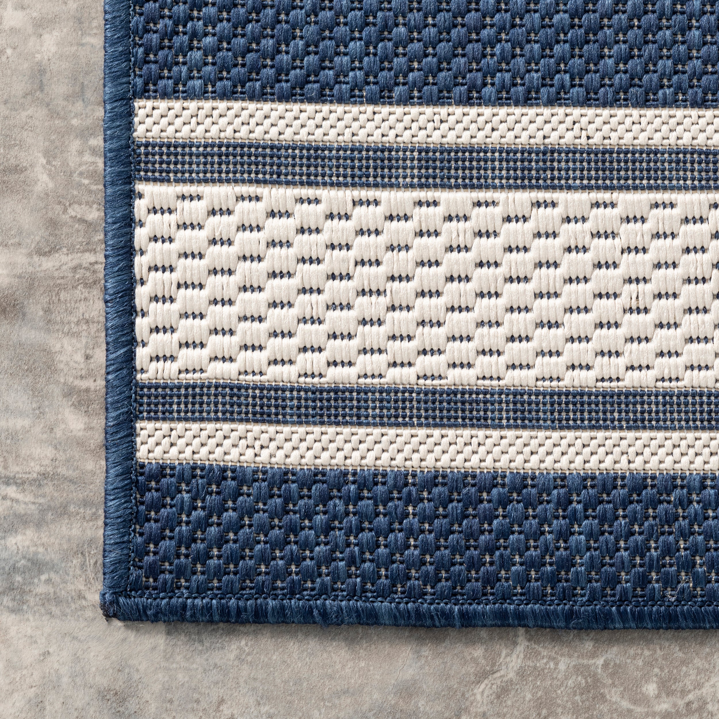 Romy Striped Indoor/Outdoor Area Rug - Image 9