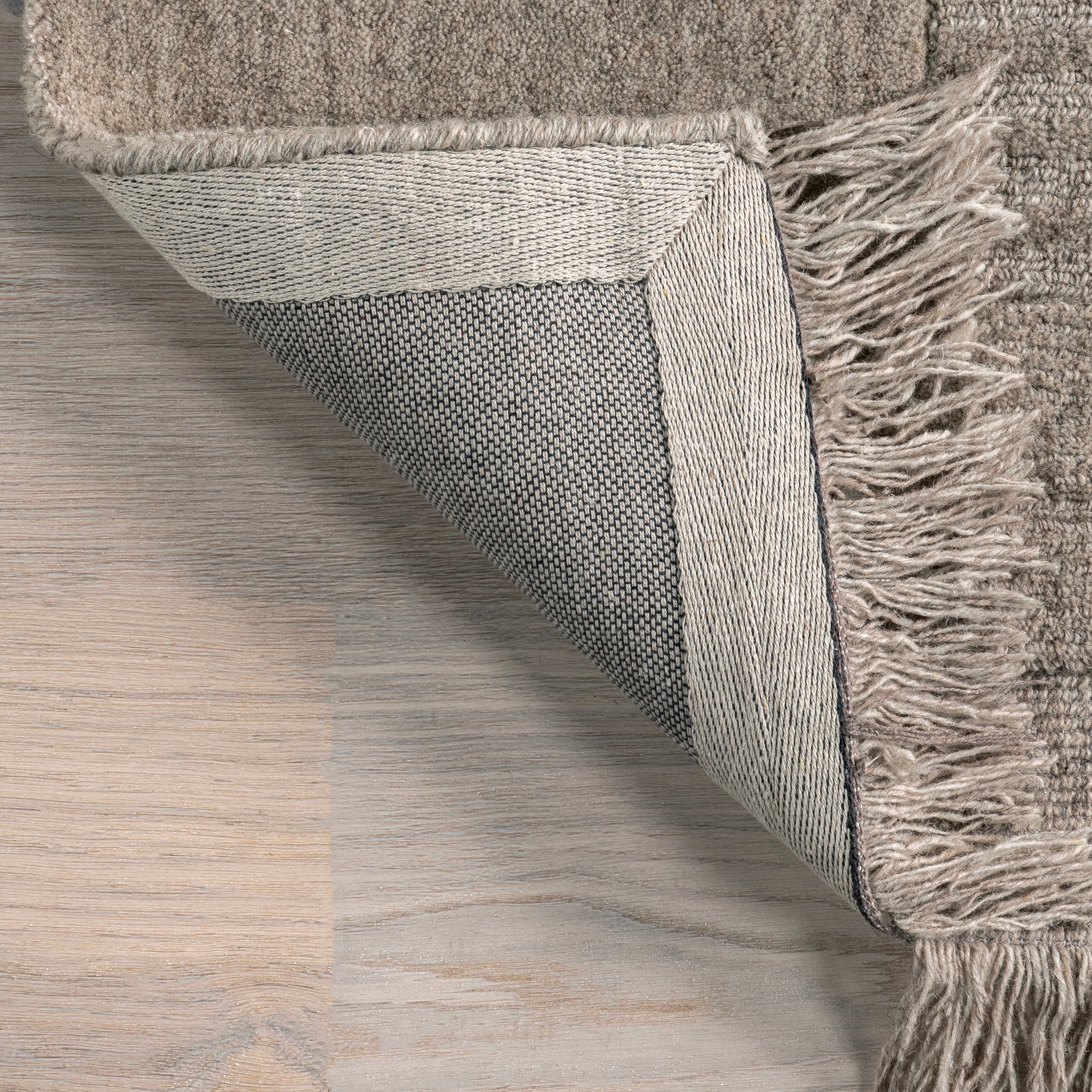 Mozai Fringed Wool-Blend Area Rug - Image 12