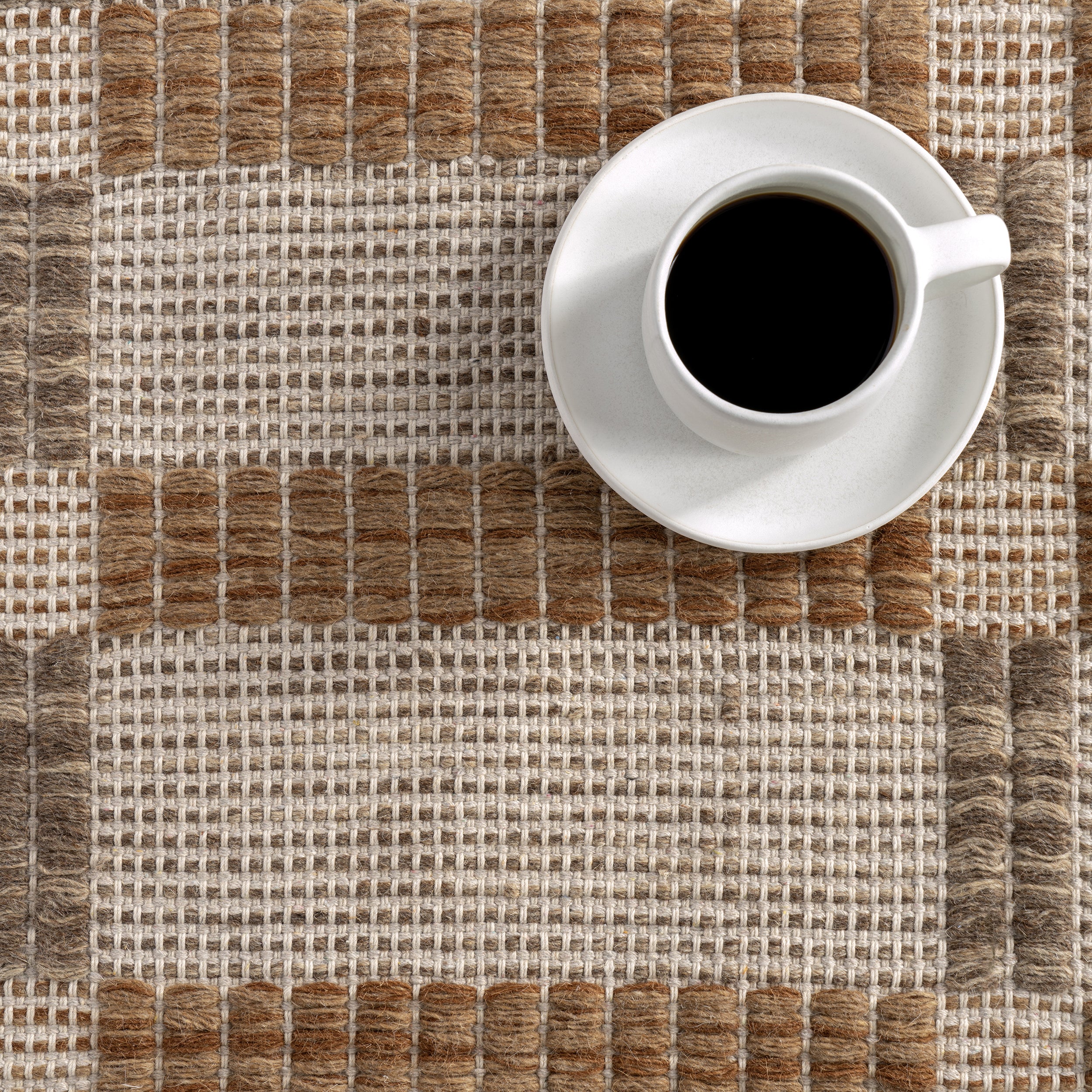 Annie Plaid Wool and Cotton Area Rug - Image 7