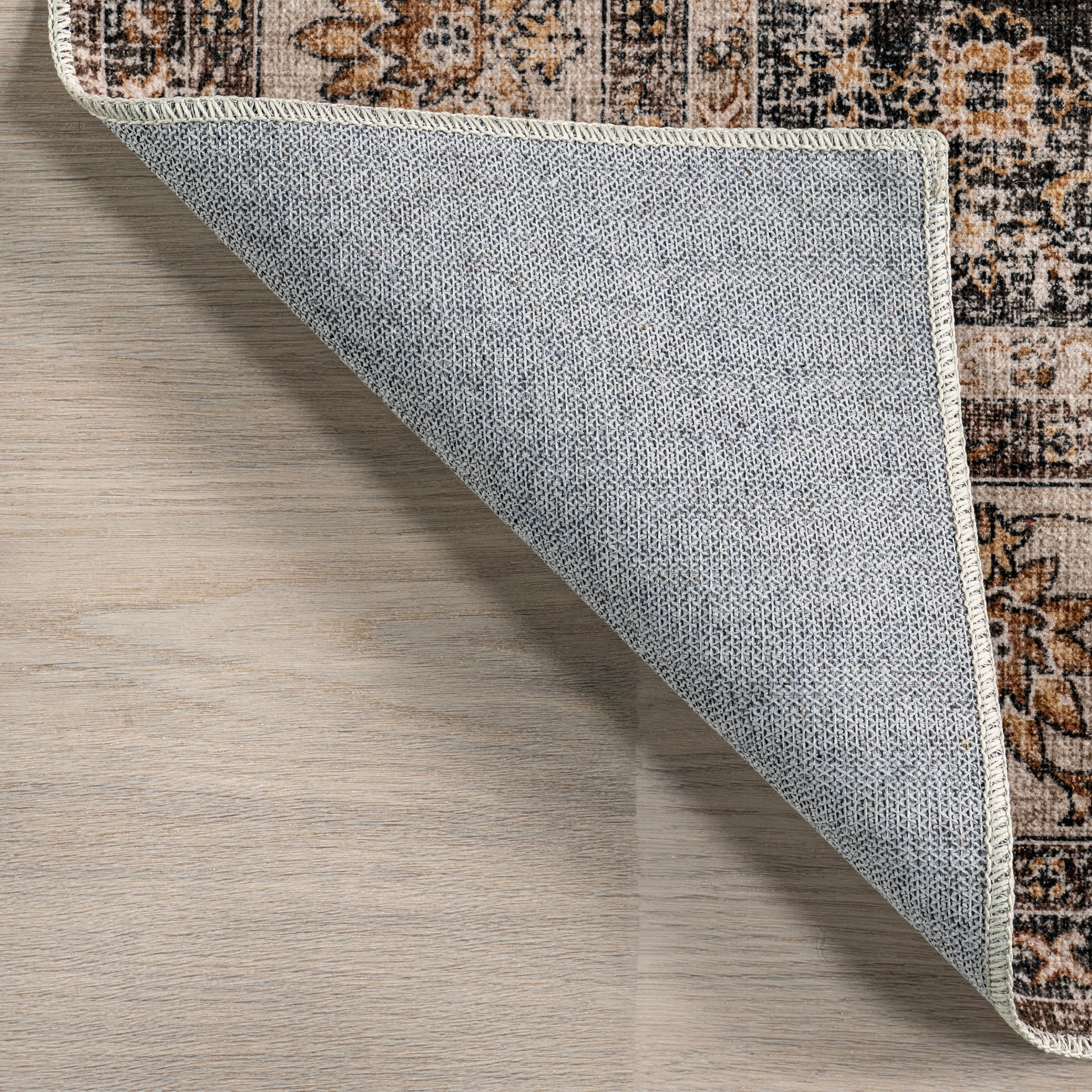 Rosewood Vintage Machine Washable Area Rug - Image 12